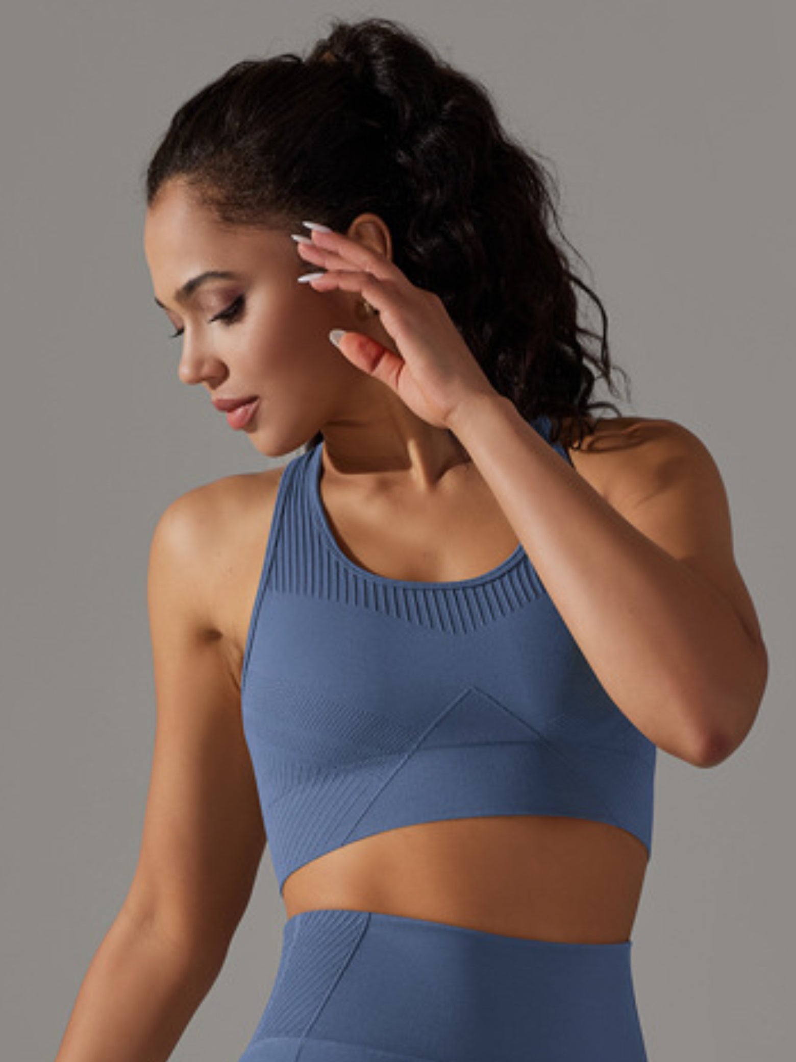 RUNNING TEXTURED SPORTS BRA