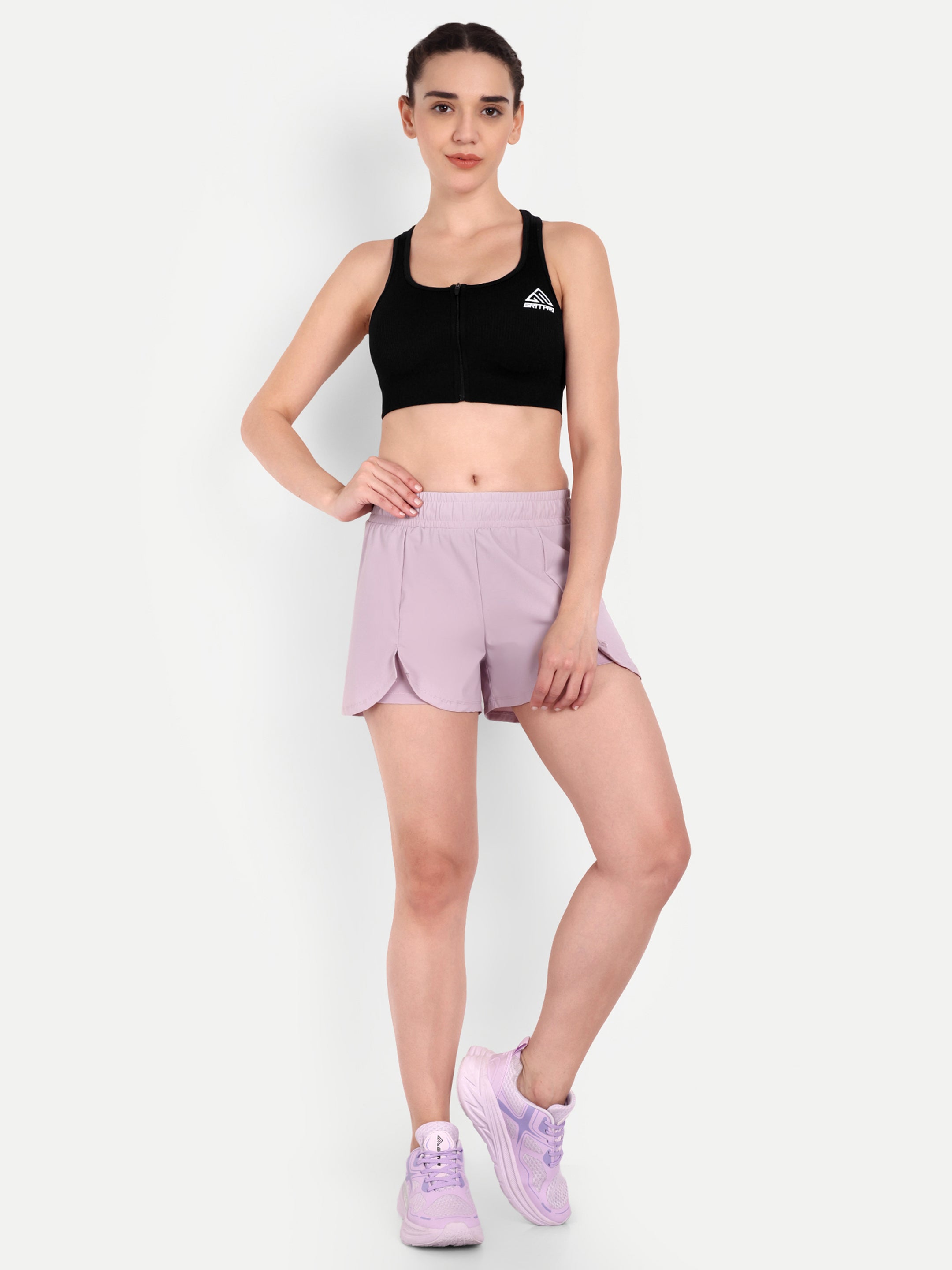 ZIP AND CRO SPORTS BRA