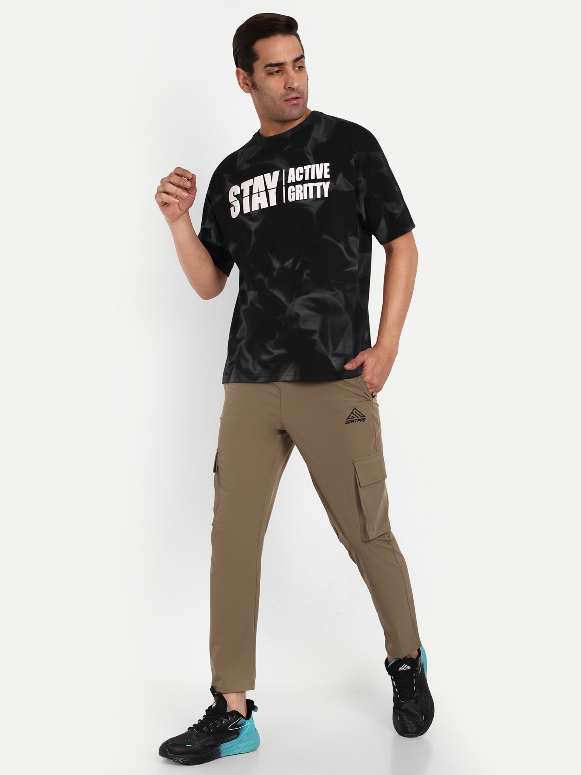 ABSTRACT CRUSH OVERSIZED TSHIRT