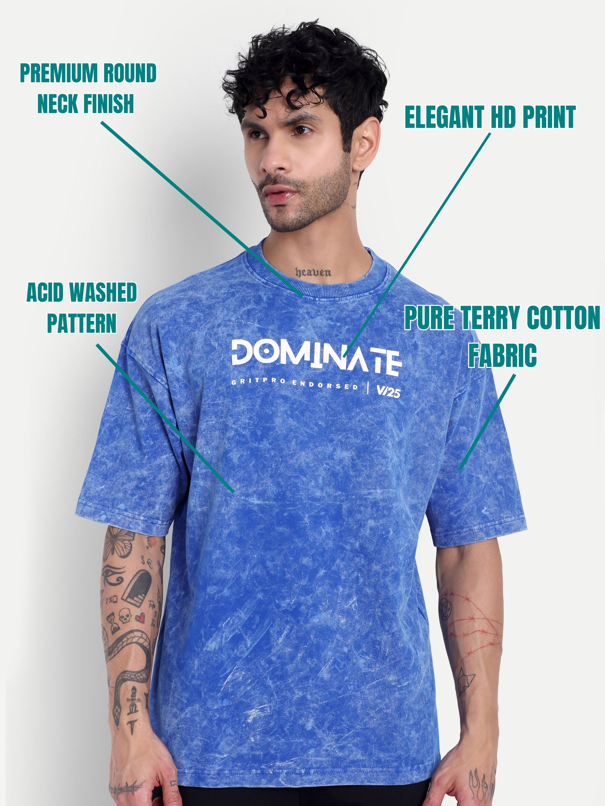 DOMINATE OVERSIZED T-SHIRT