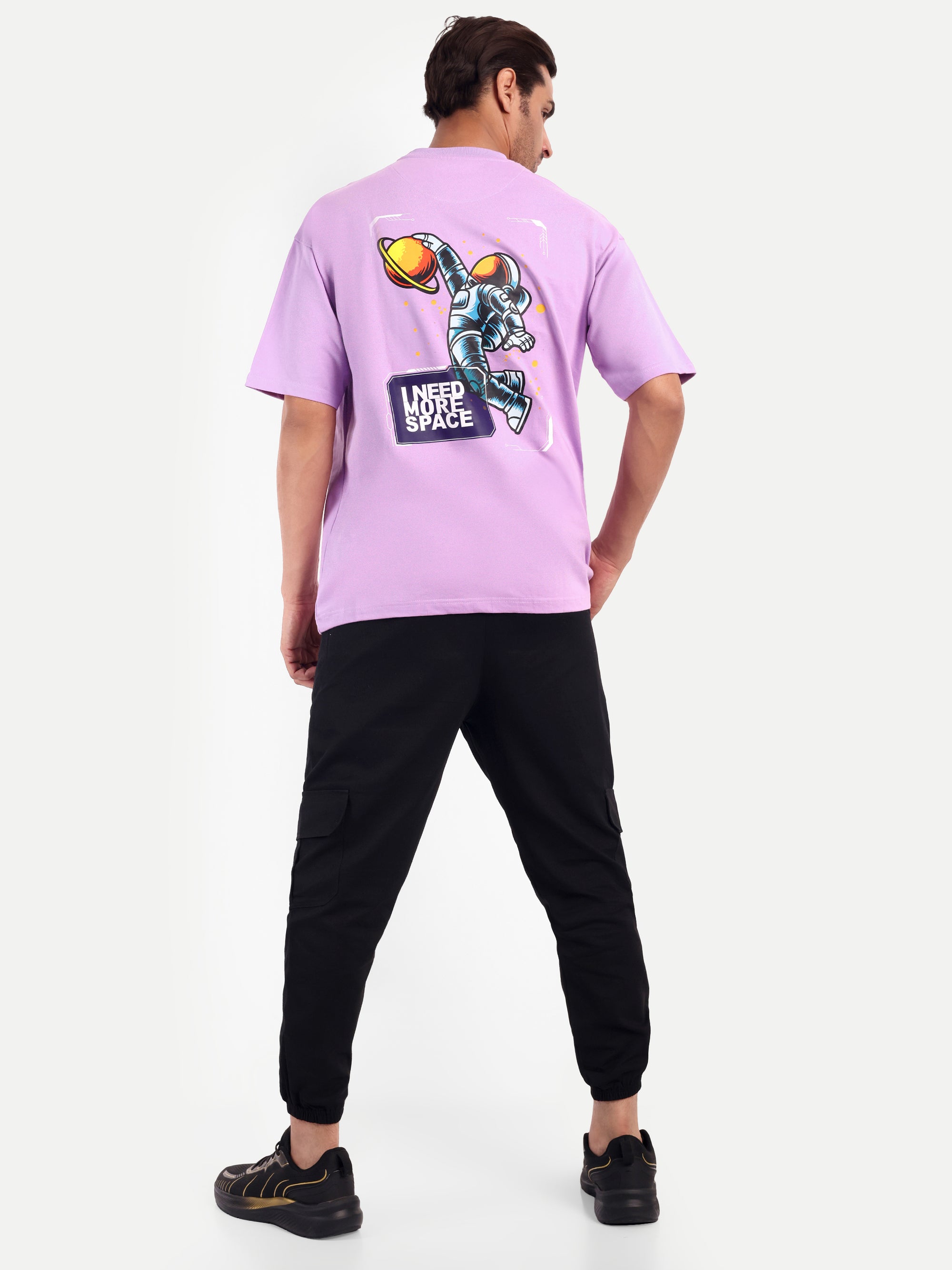 LAVENDER OVERSIZED T-SHIRT