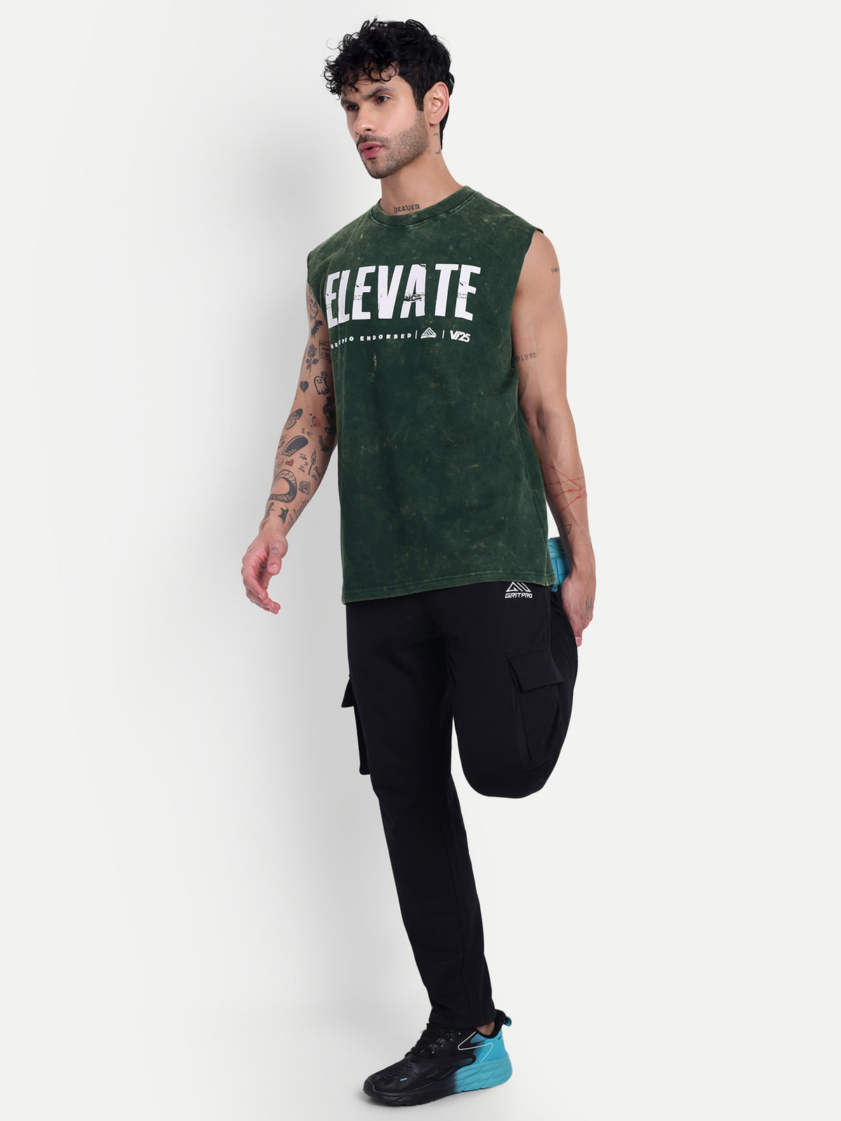 OVERSIZED BURN OUT SLEEVELESS