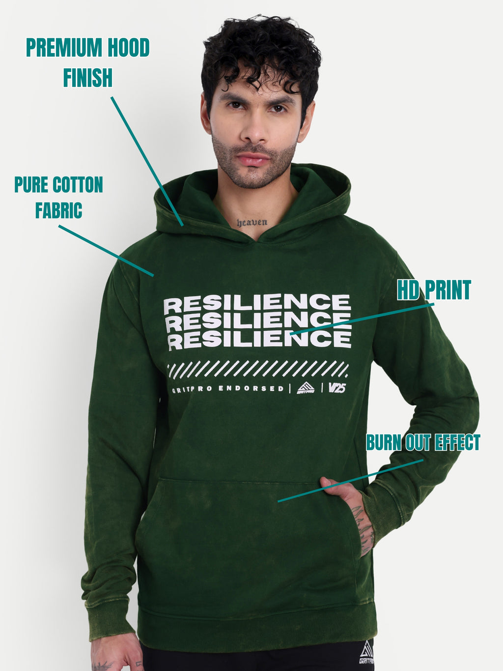BURN OUT HOODIE
