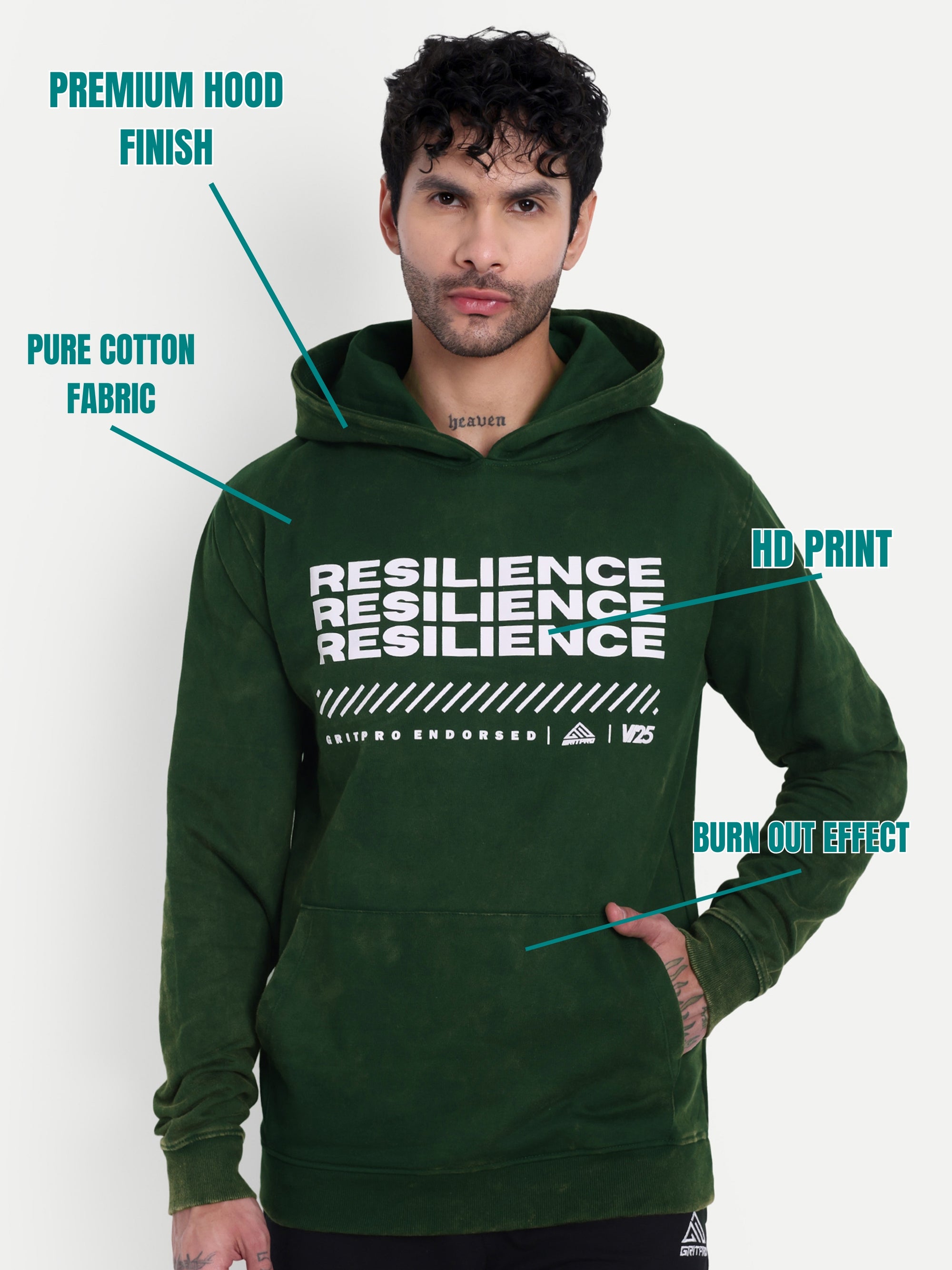 BURN OUT HOODIE