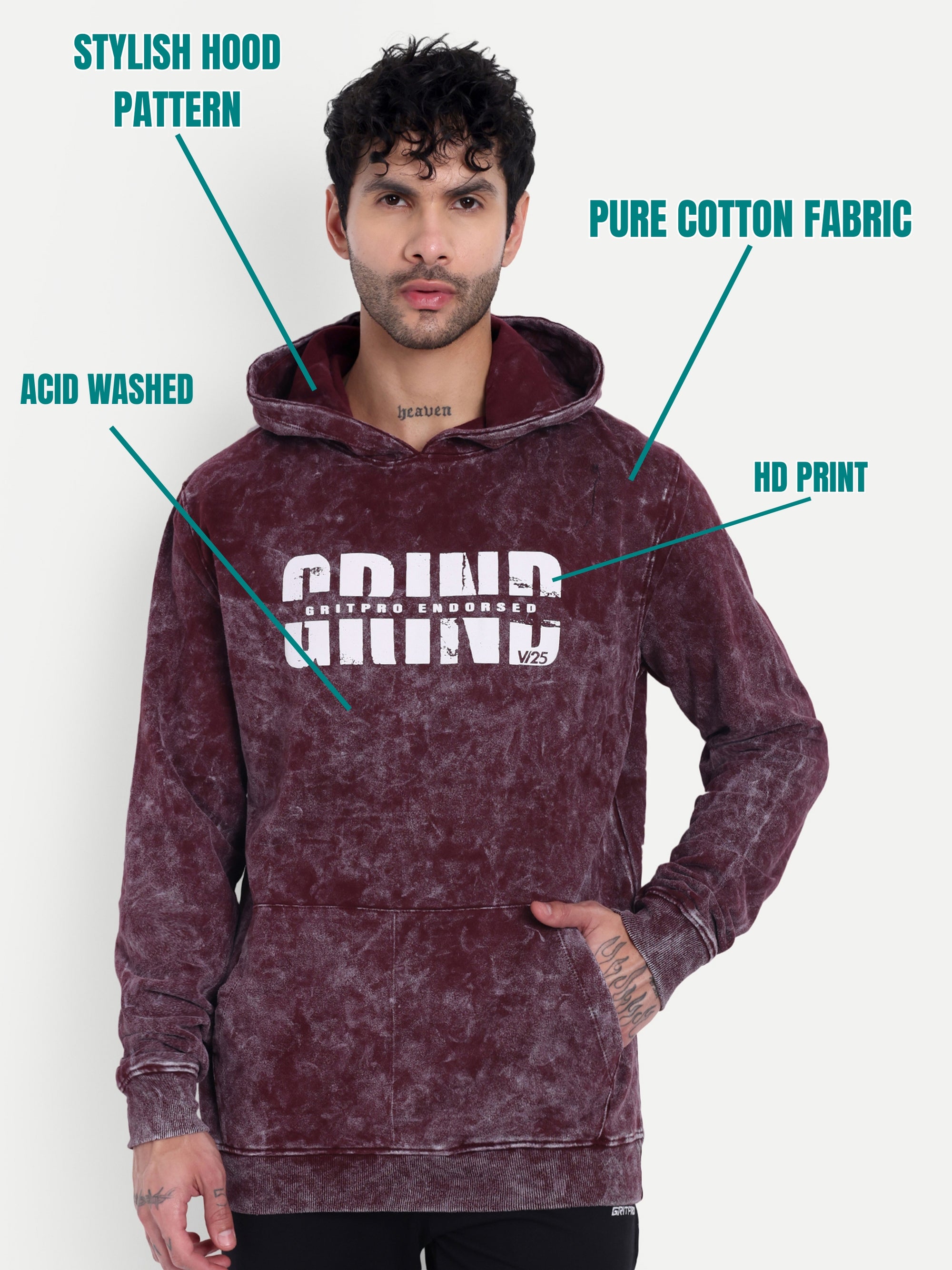 ACID WASHED HOODIE