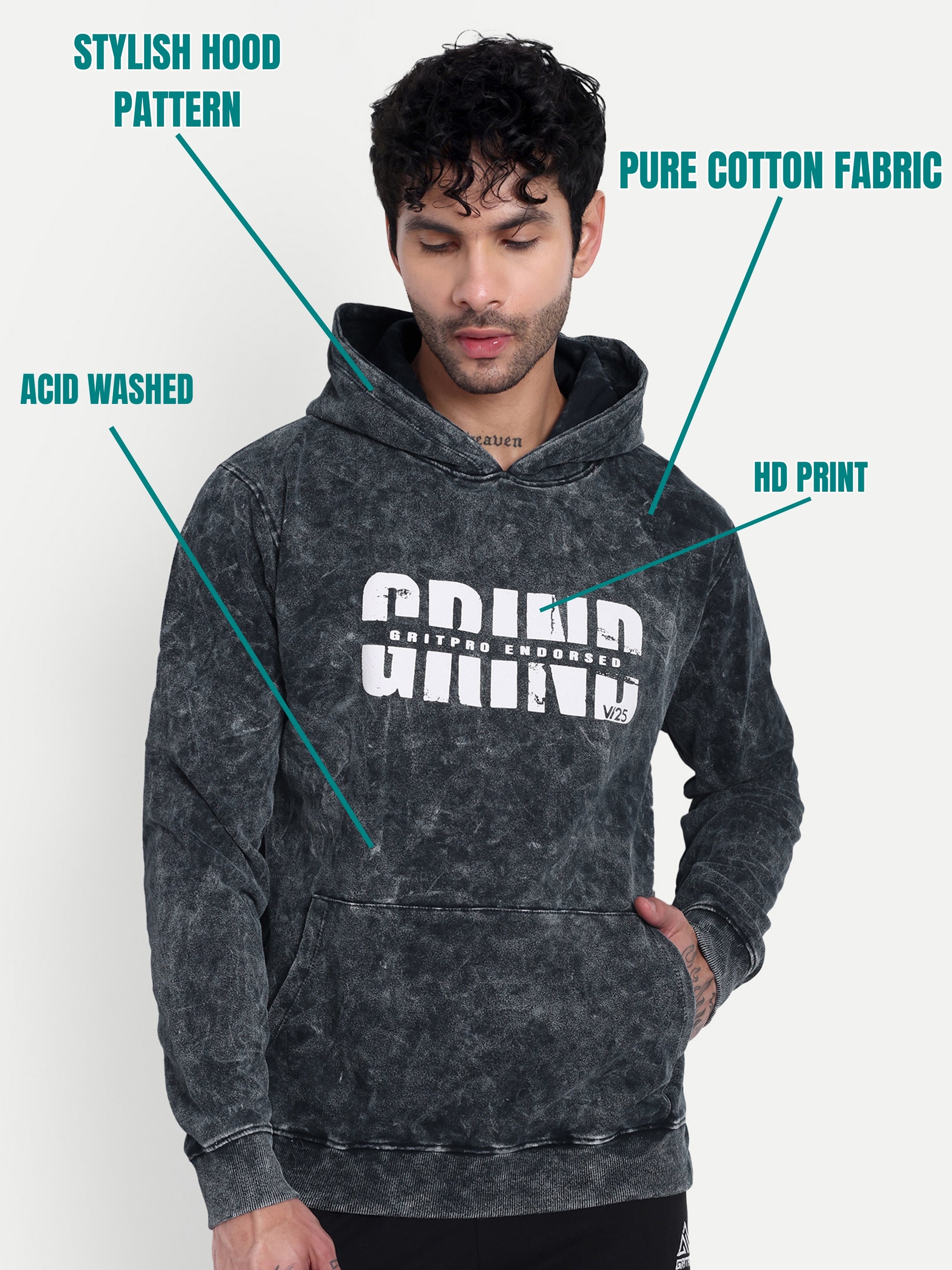 ACID WASHED HOODIE