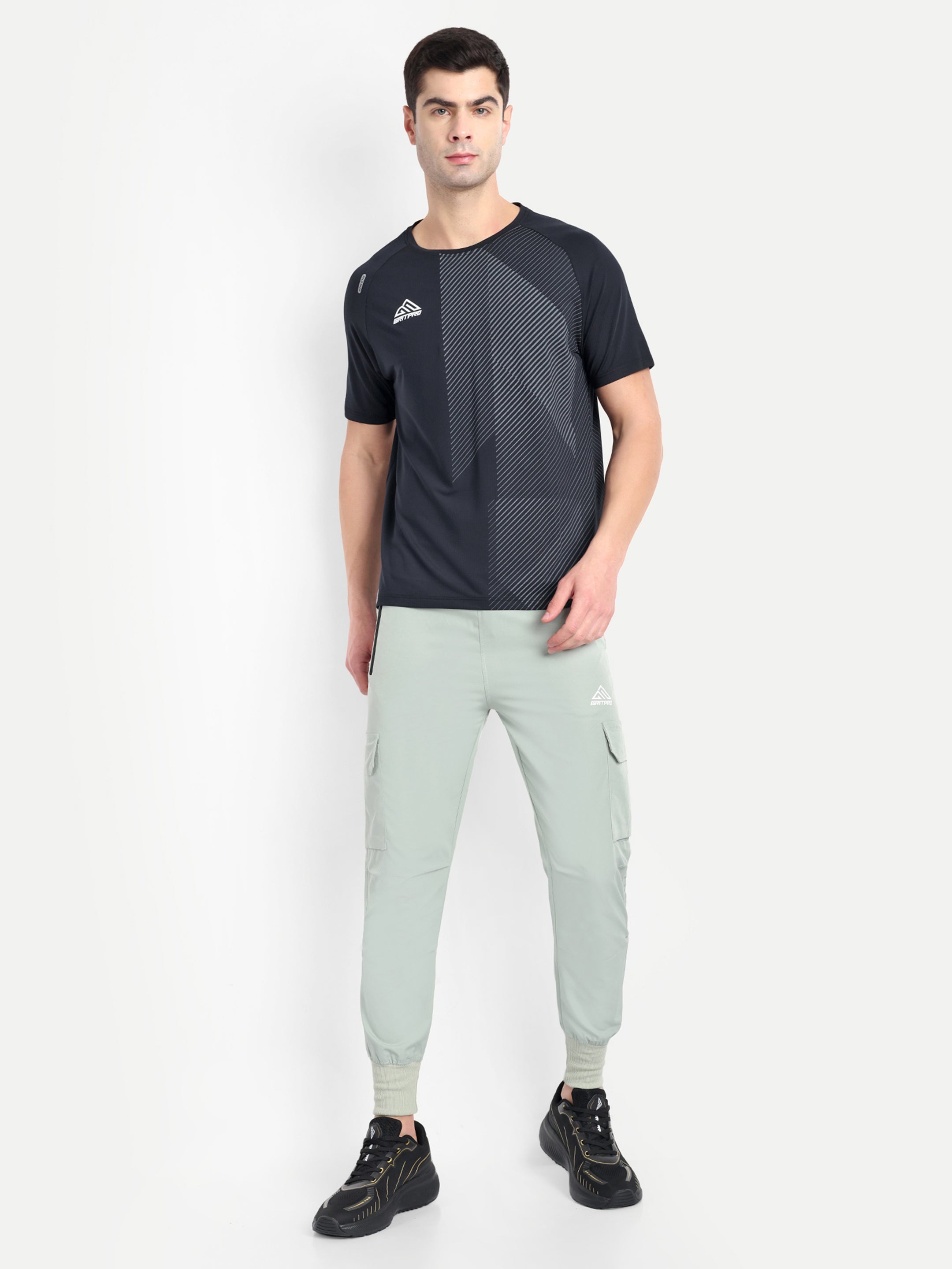 ATHLETIC TEXTURED T-SHIRT