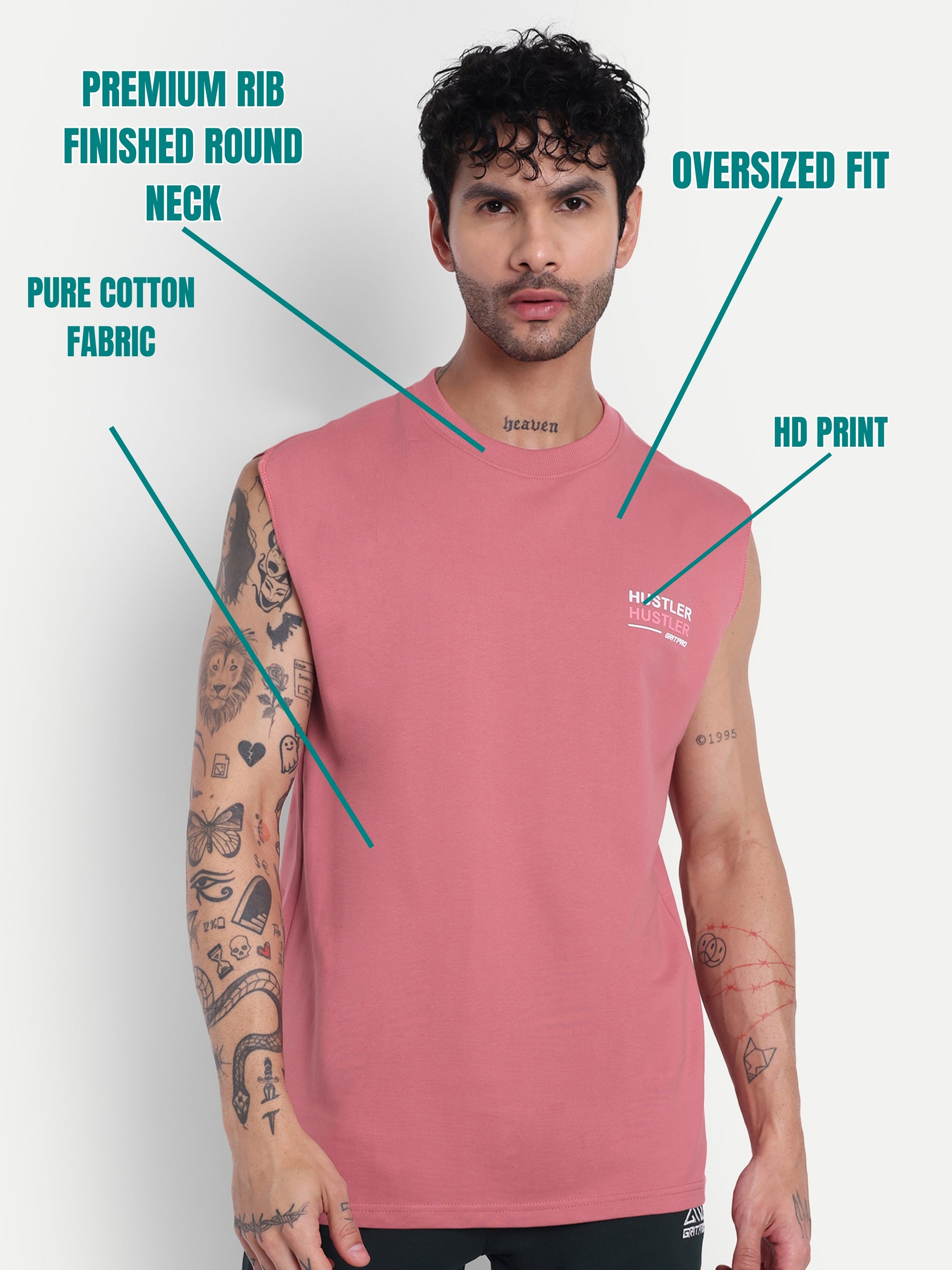 OVERSIZED SLEEVELESS