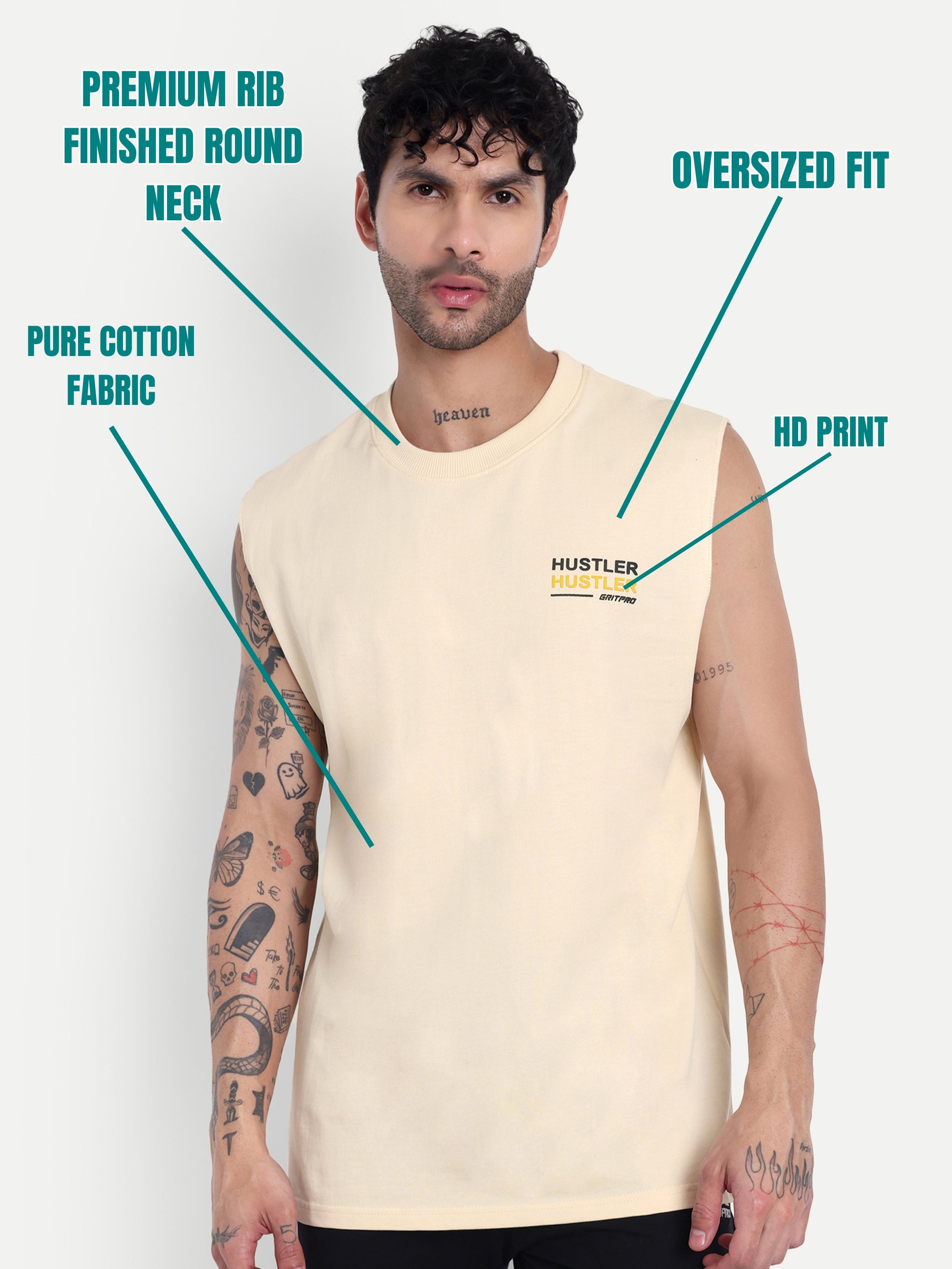 OVERSIZED SLEEVELESS