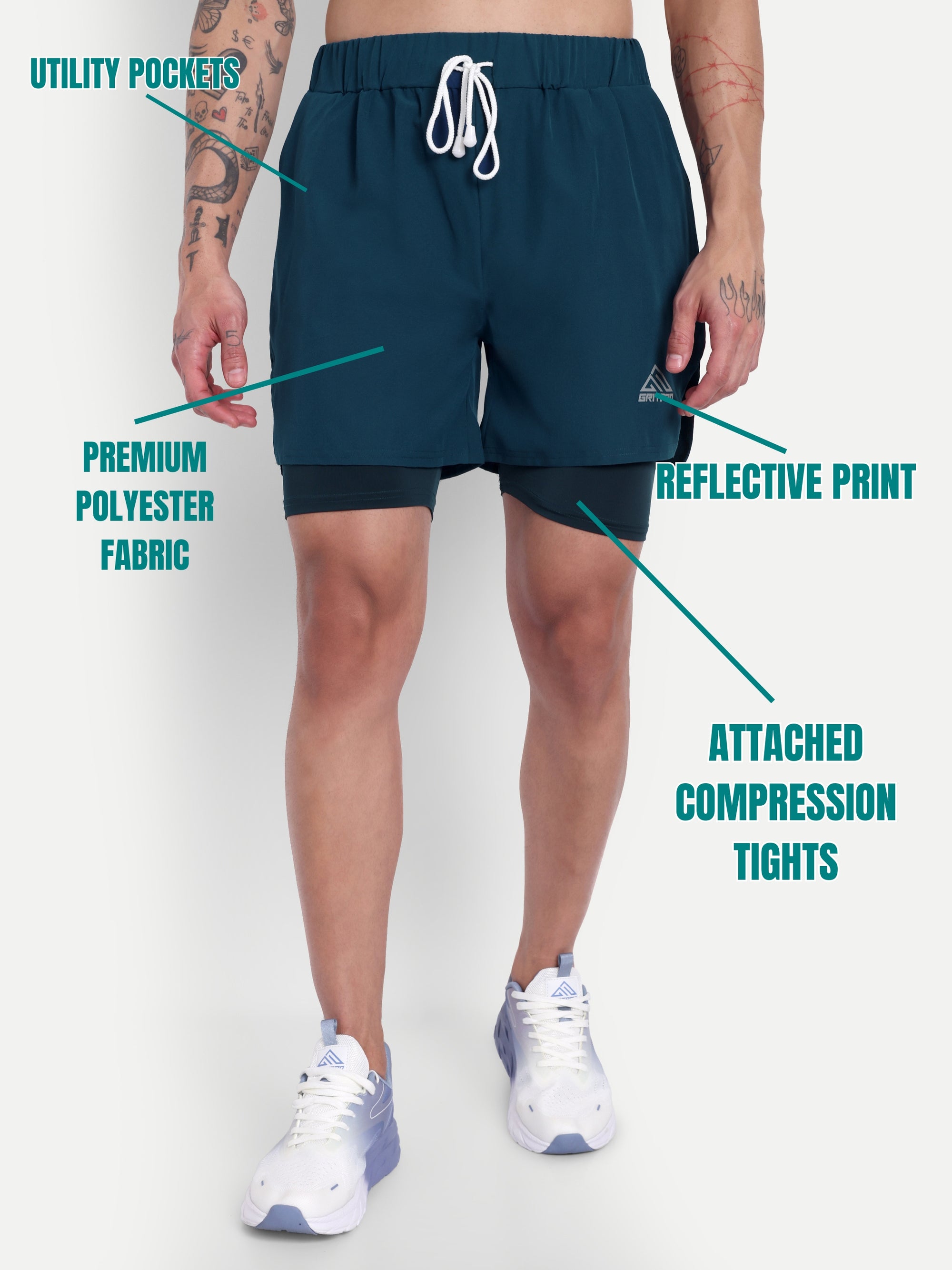 DYNAMIC SHORTS WITH TIGHTS