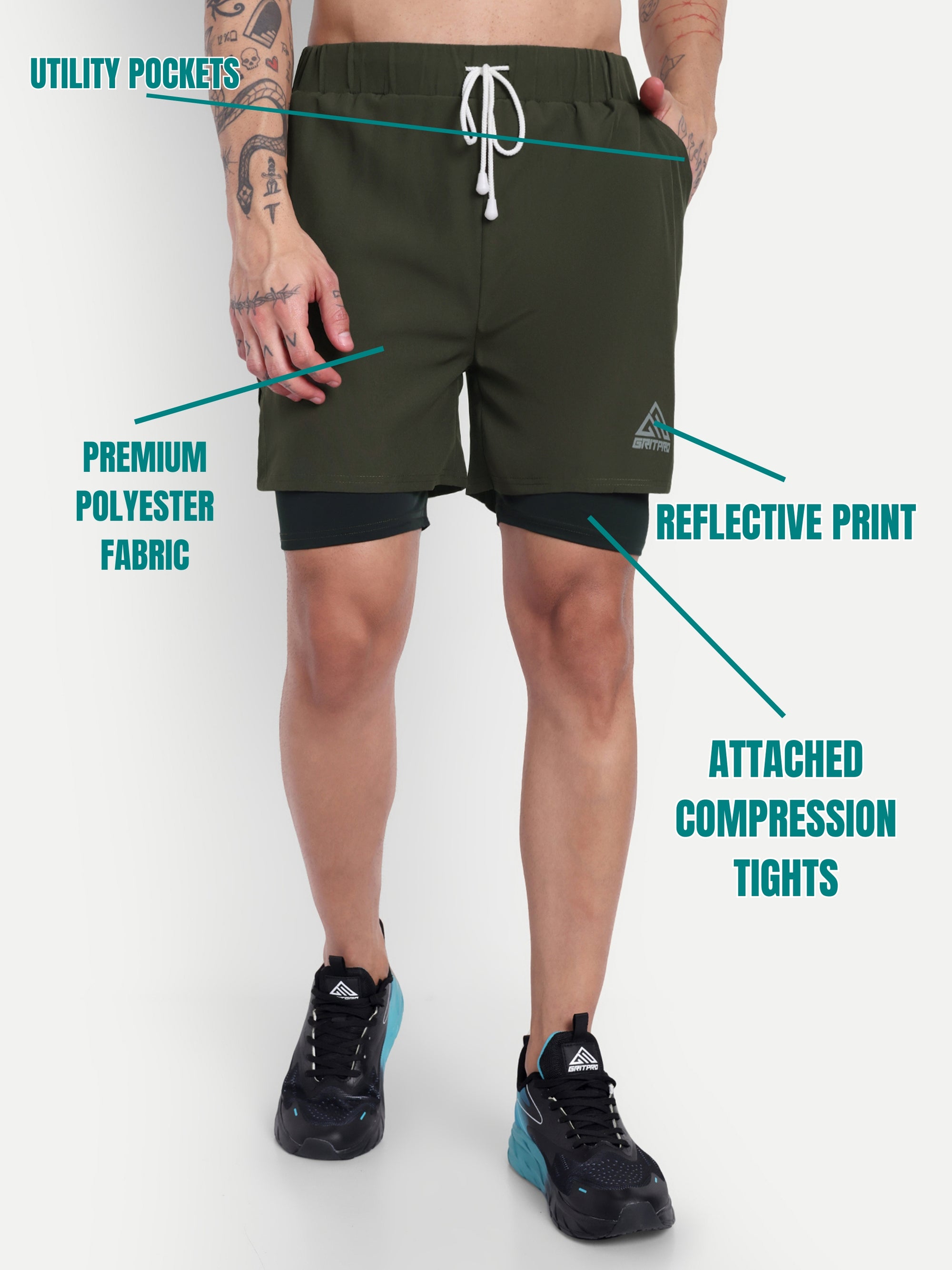 DYNAMIC SHORTS WITH TIGHTS