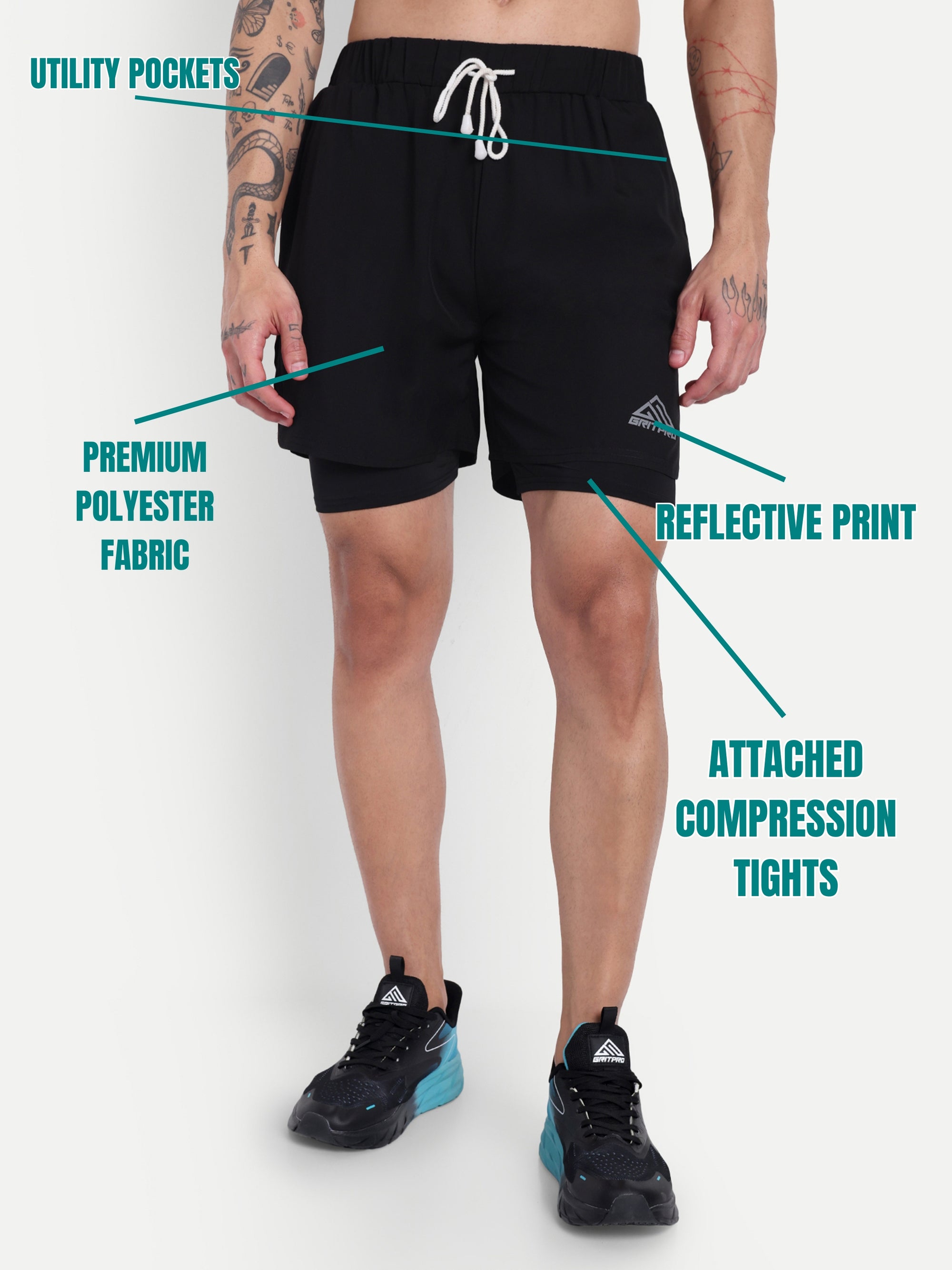DYNAMIC SHORTS WITH TIGHTS