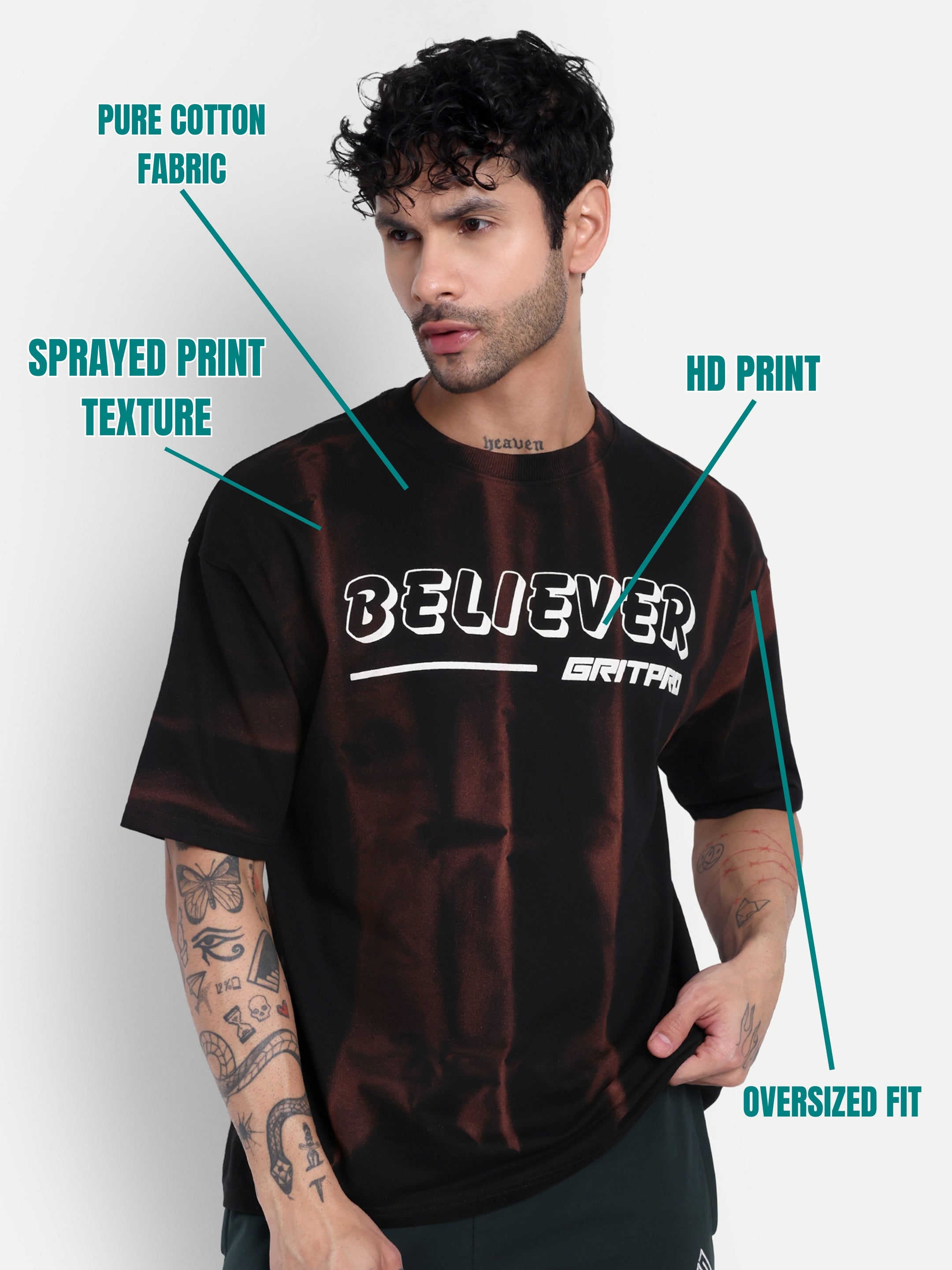 BELIEVER OVERSIZED T-SHIRT