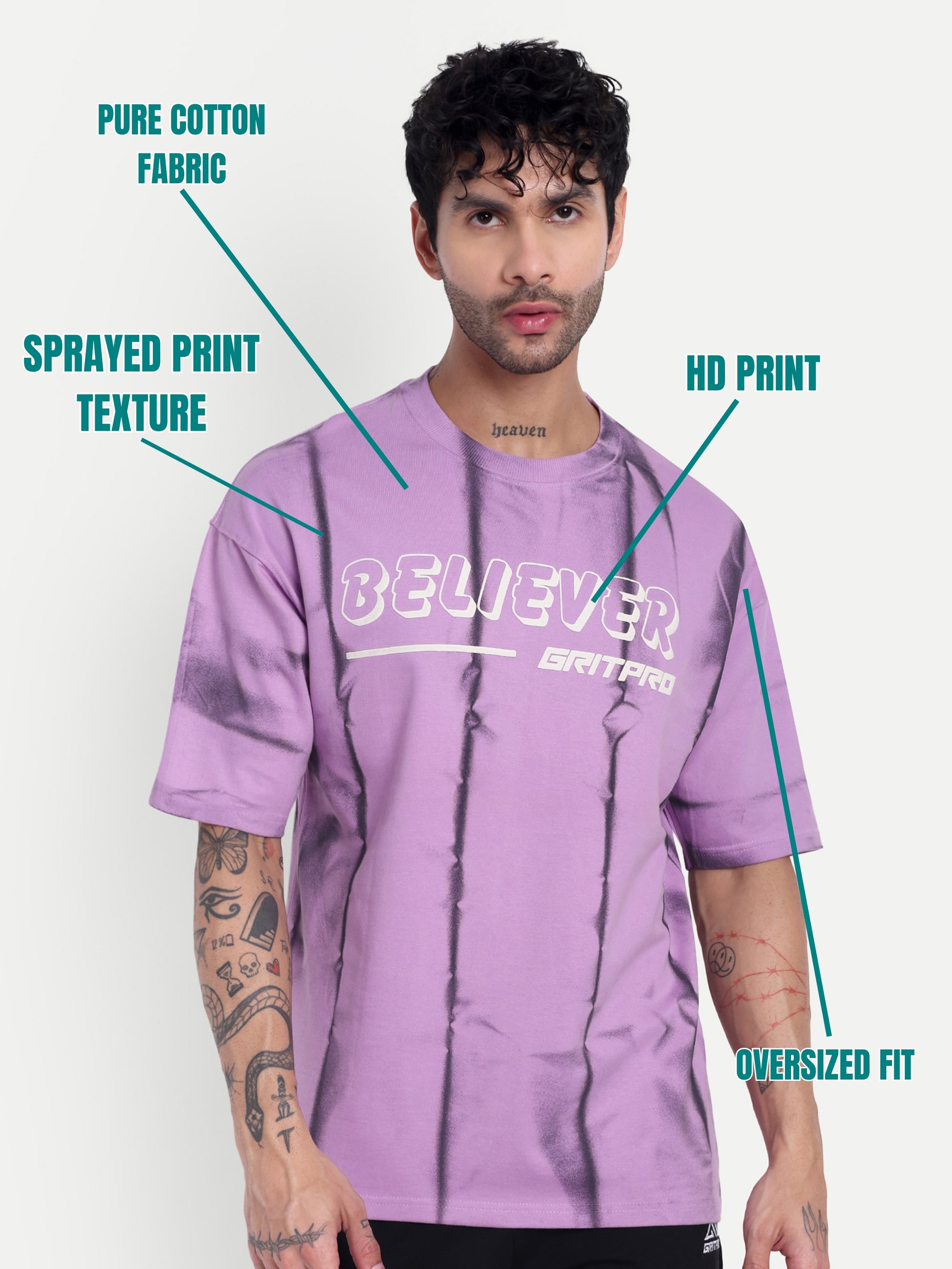 BELIEVER OVERSIZED T-SHIRT