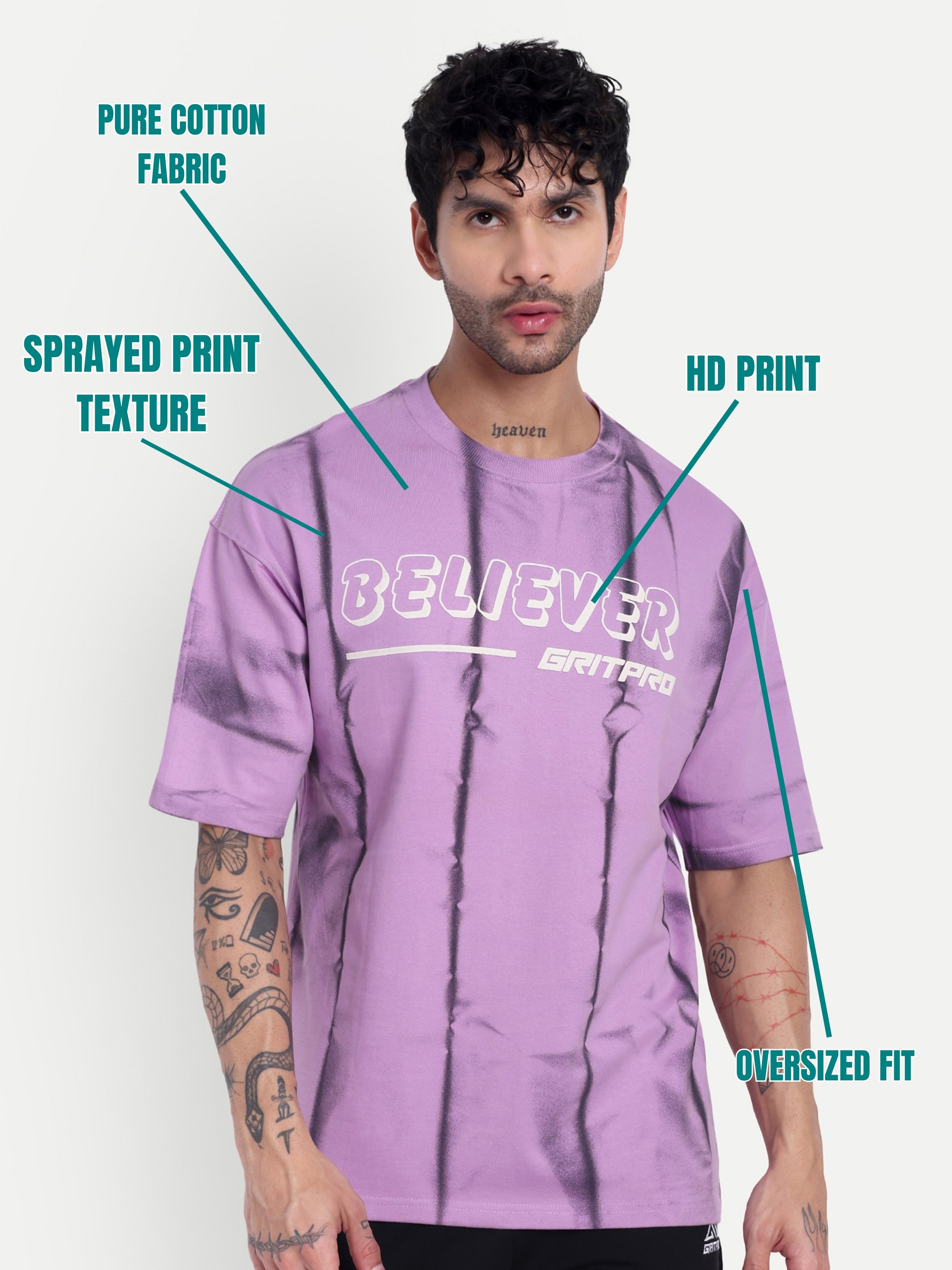 BELIEVER OVERSIZED T-SHIRT
