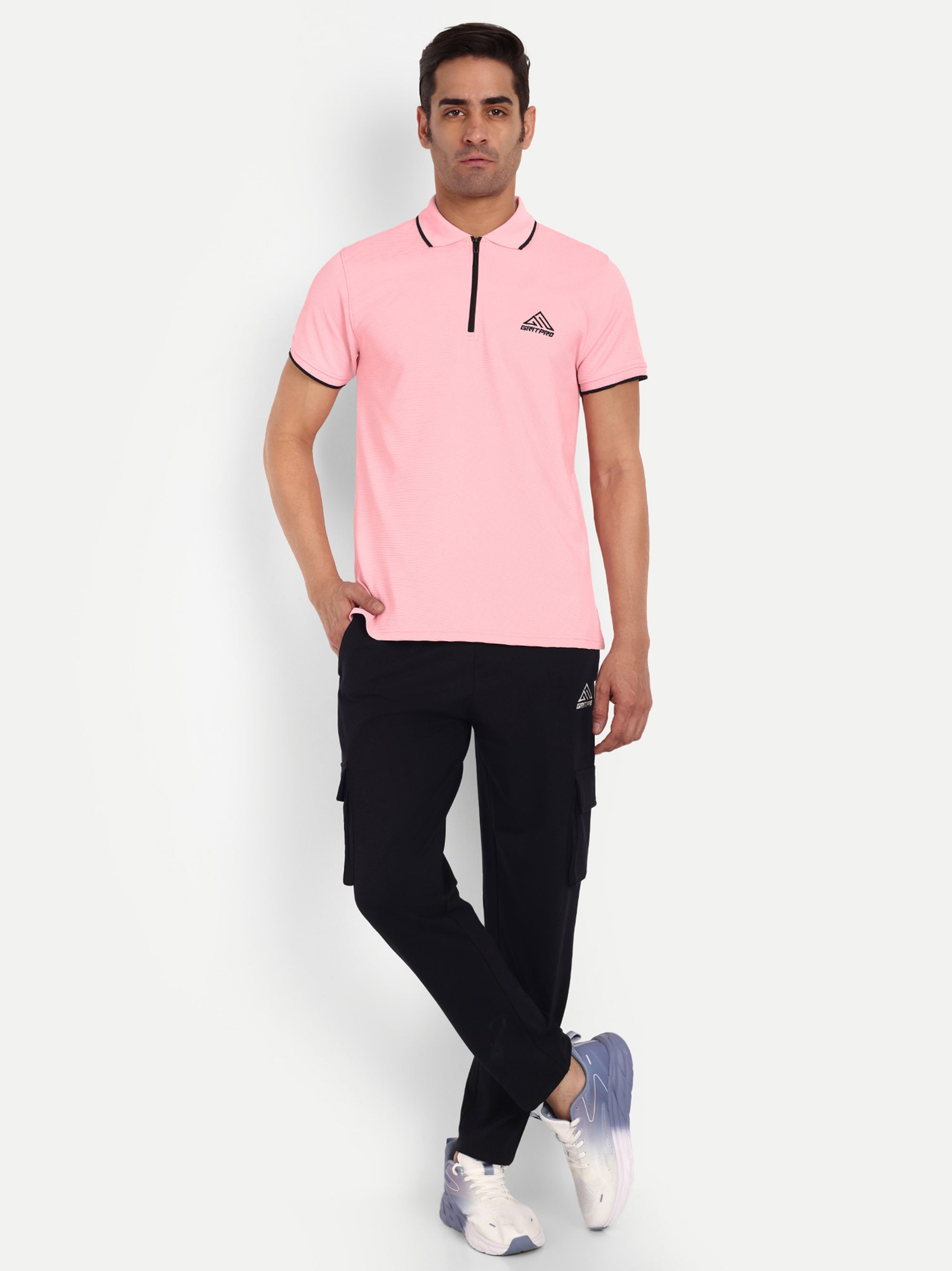 IMPACT ZIPPER POLO TSHIRT