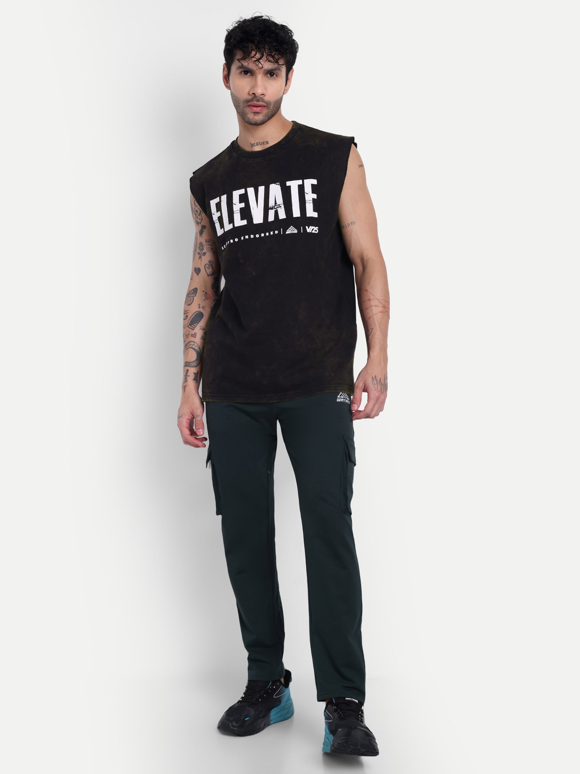 OVERSIZED BURN OUT SLEEVELESS