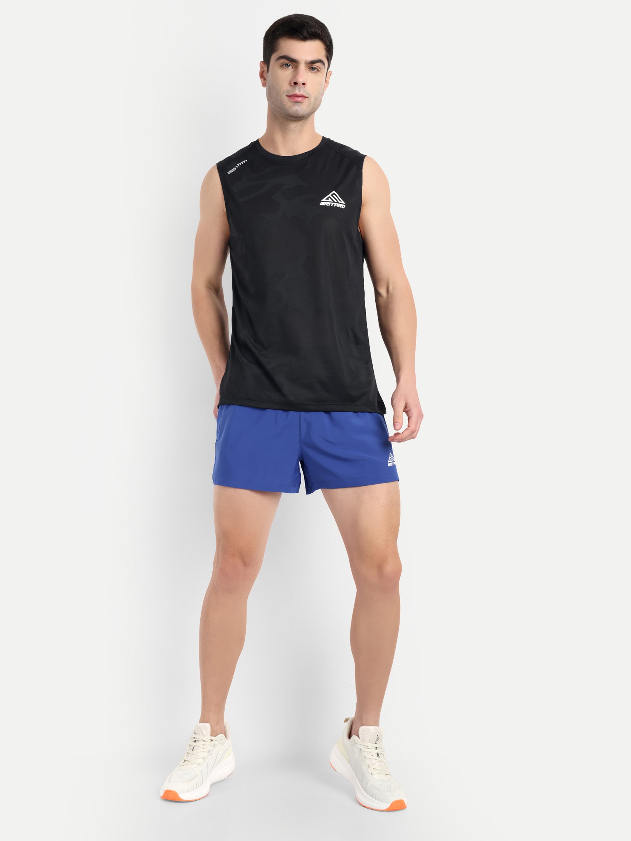 RUNNING SHORTS WITH INNER LAYER