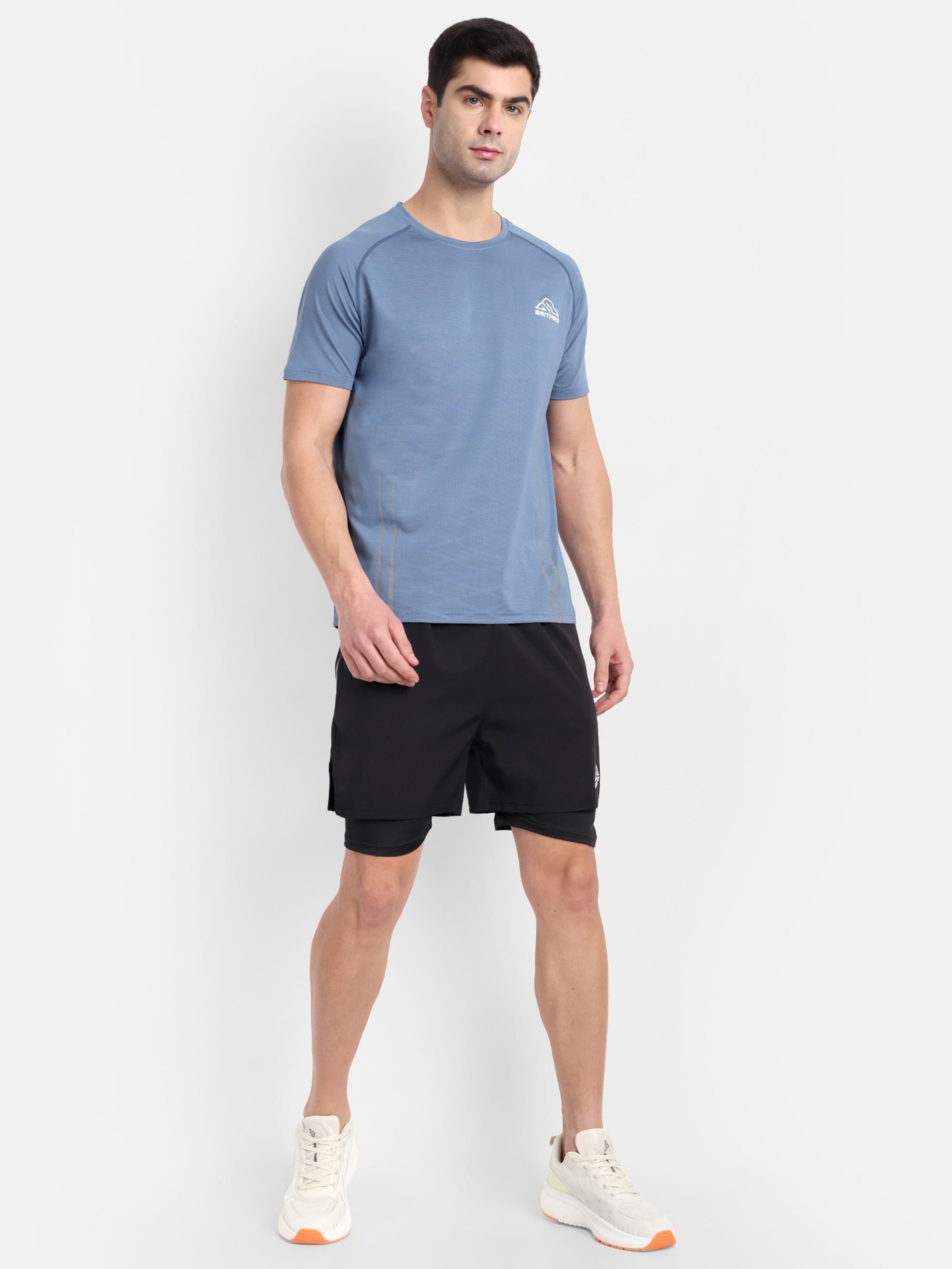 SOLID TEXTURED T-SHIRT