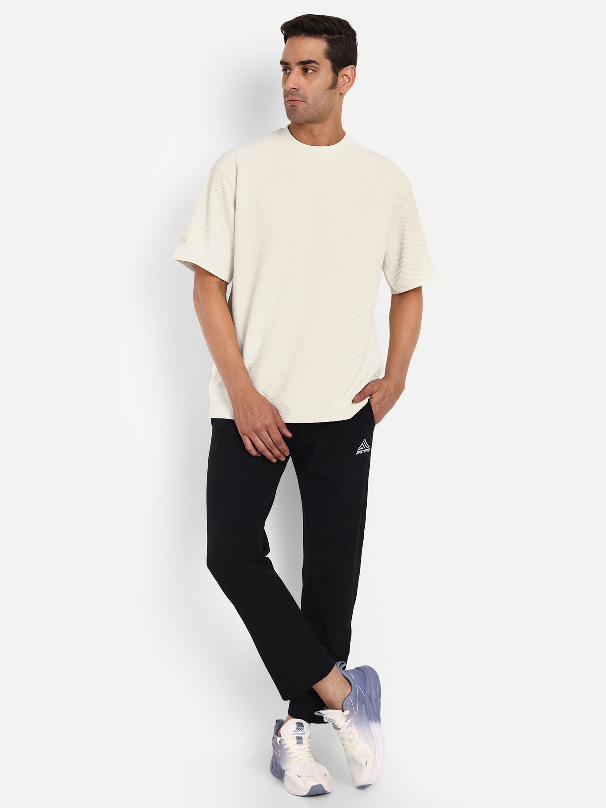 BUBBLE JACQUARD OVERSIZED TSHIRT