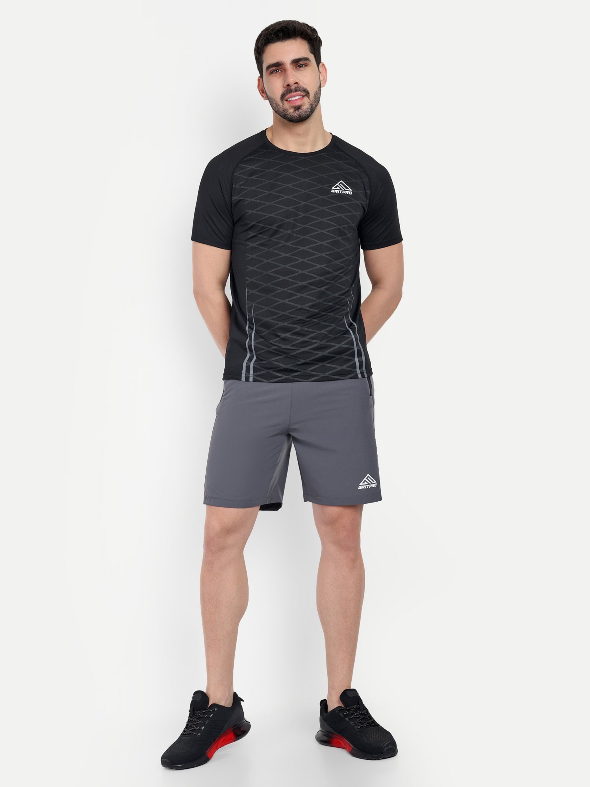 SOLID TEXTURED T-SHIRT