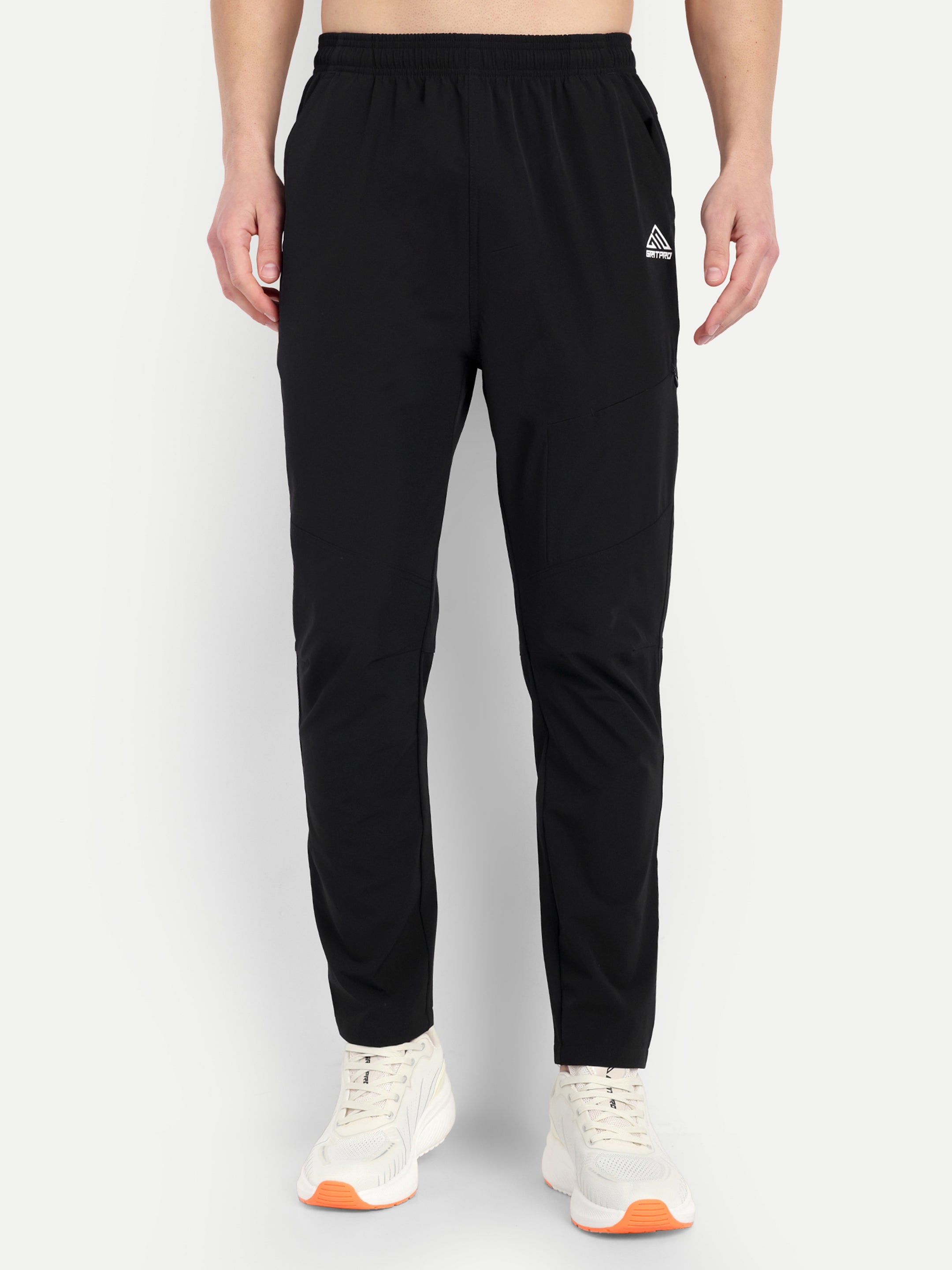 SOLID ZIPPED TRACKPANT