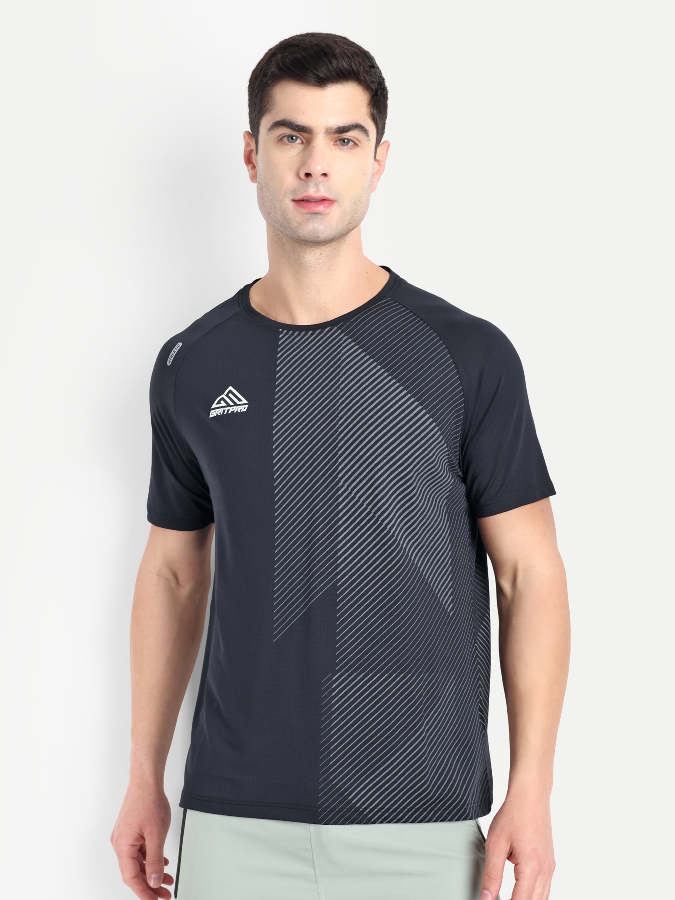 ATHLETIC TEXTURED T-SHIRT