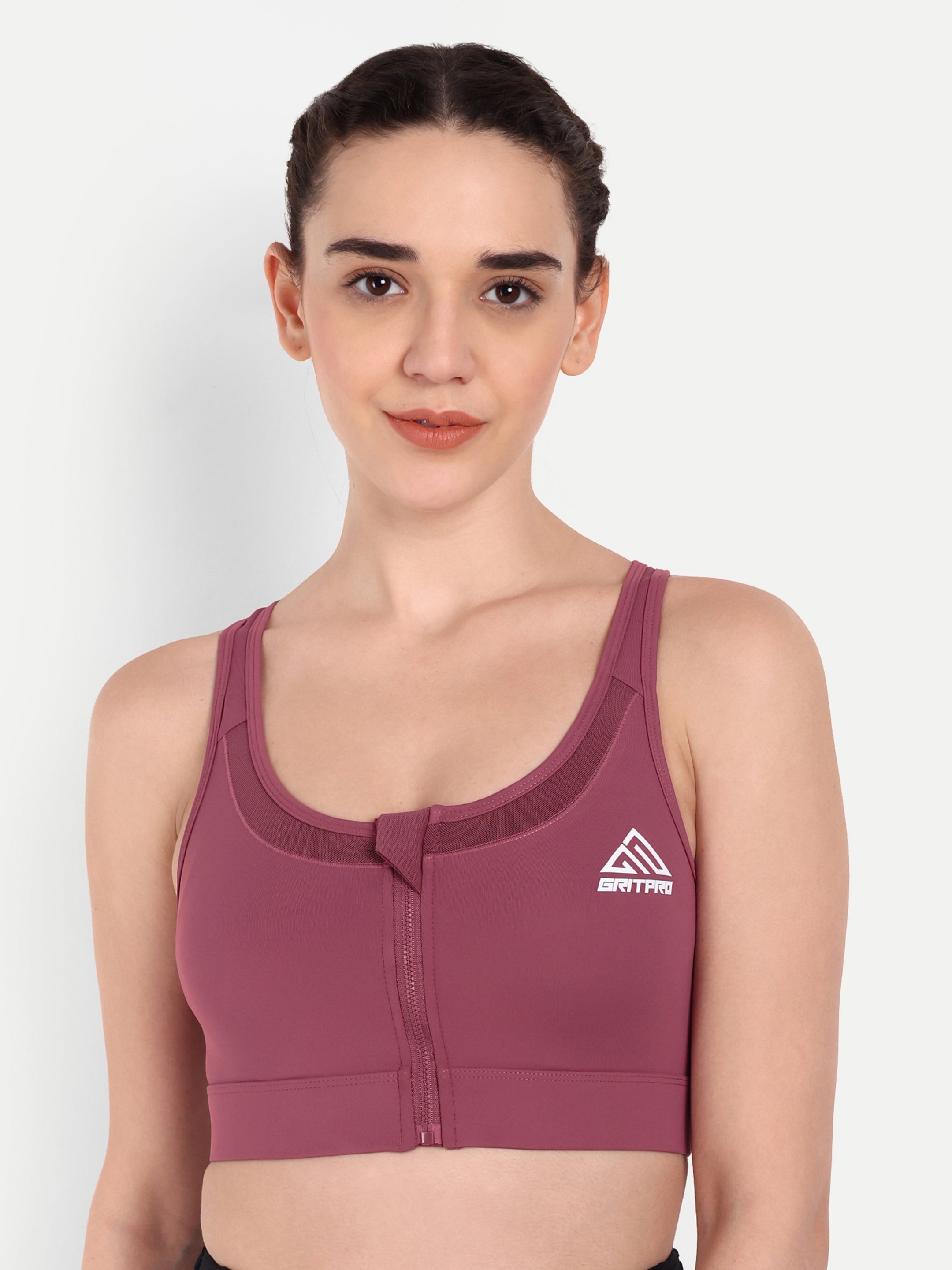 AERO ZIP SPORTS BRA