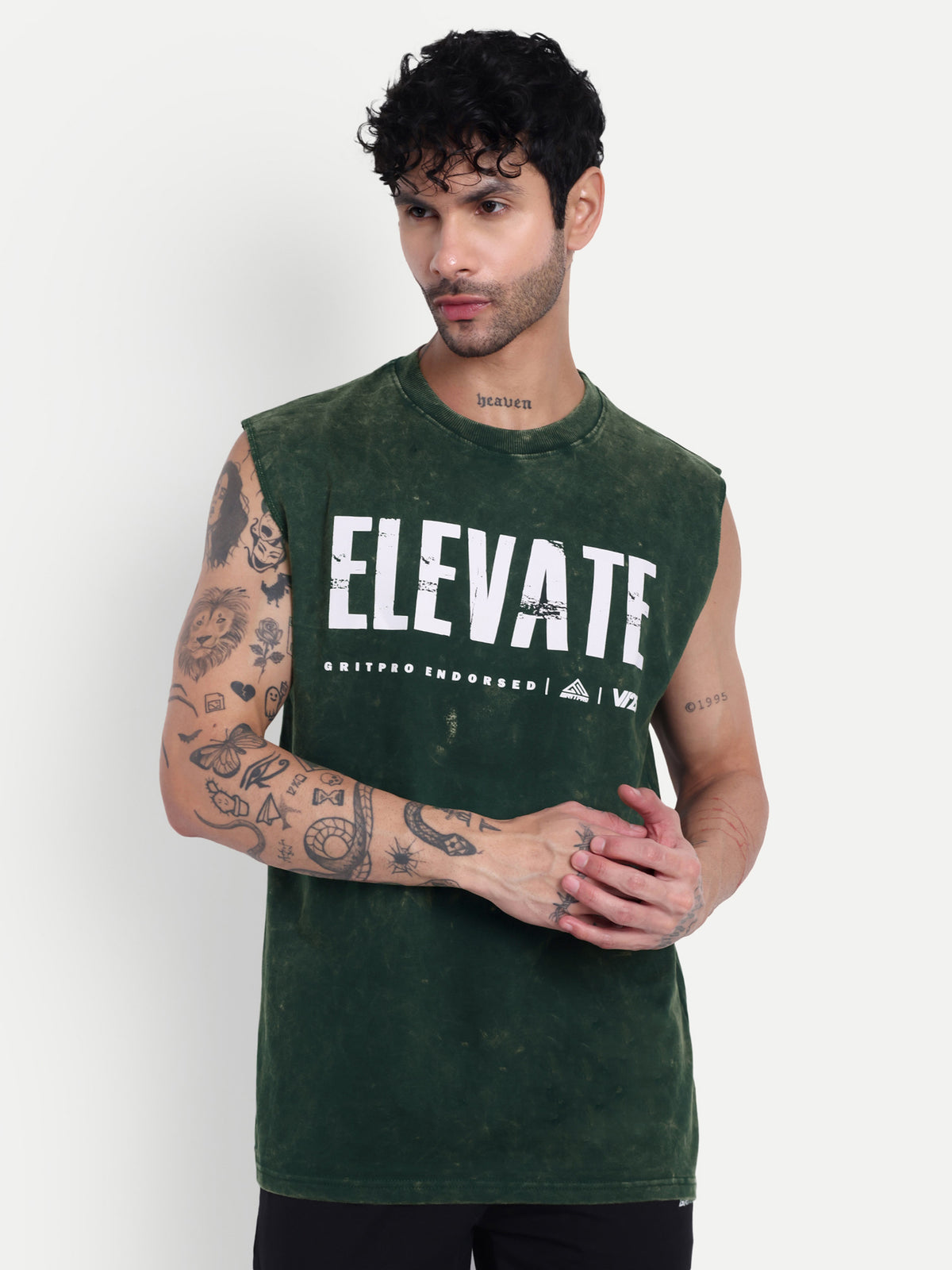 OVERSIZED BURN OUT SLEEVELESS