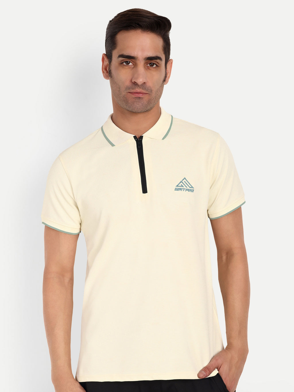 IMPACT ZIPPER POLO TSHIRT