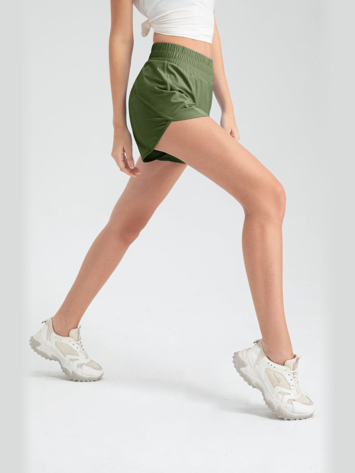 AIR BROAD WAISTBAND WITH INNER TIGHTS SHORTS