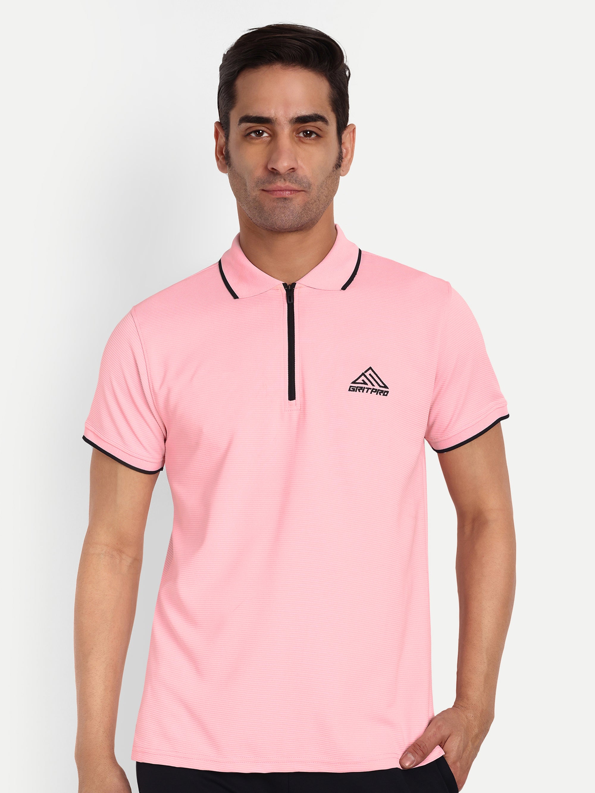 IMPACT ZIPPER POLO TSHIRT