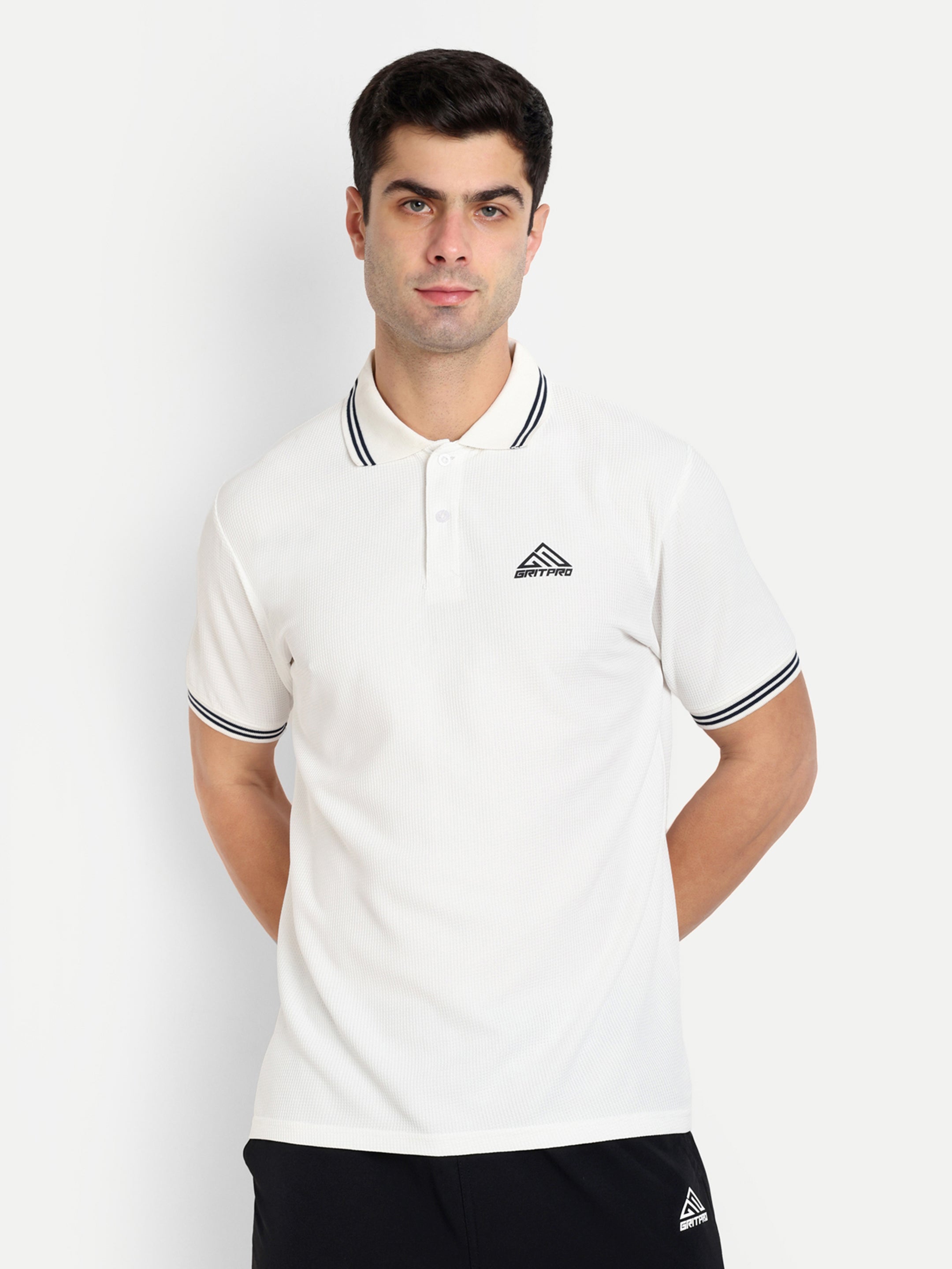 WAFFLE TEXTURED POLO