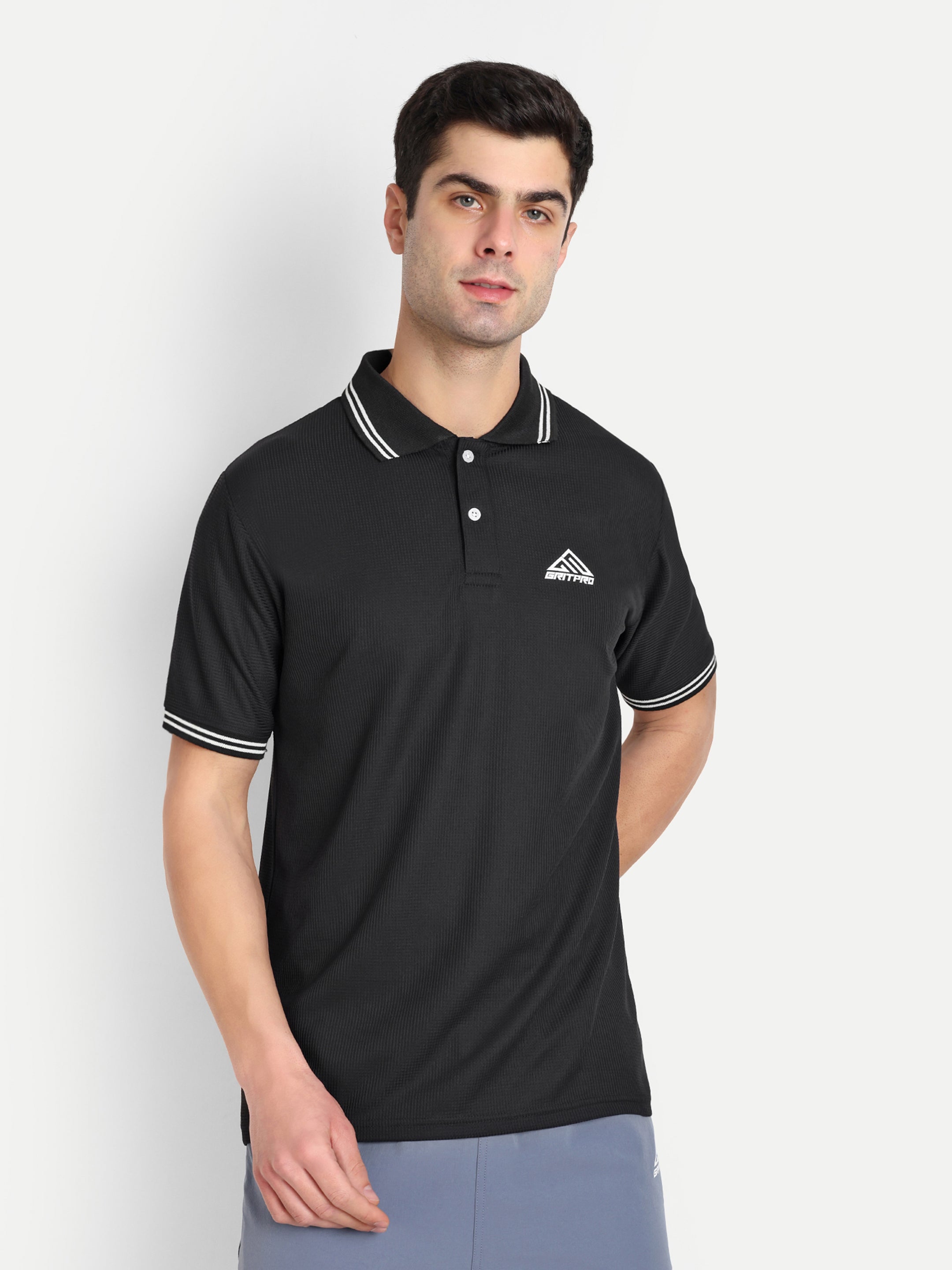 WAFFLE TEXTURED POLO