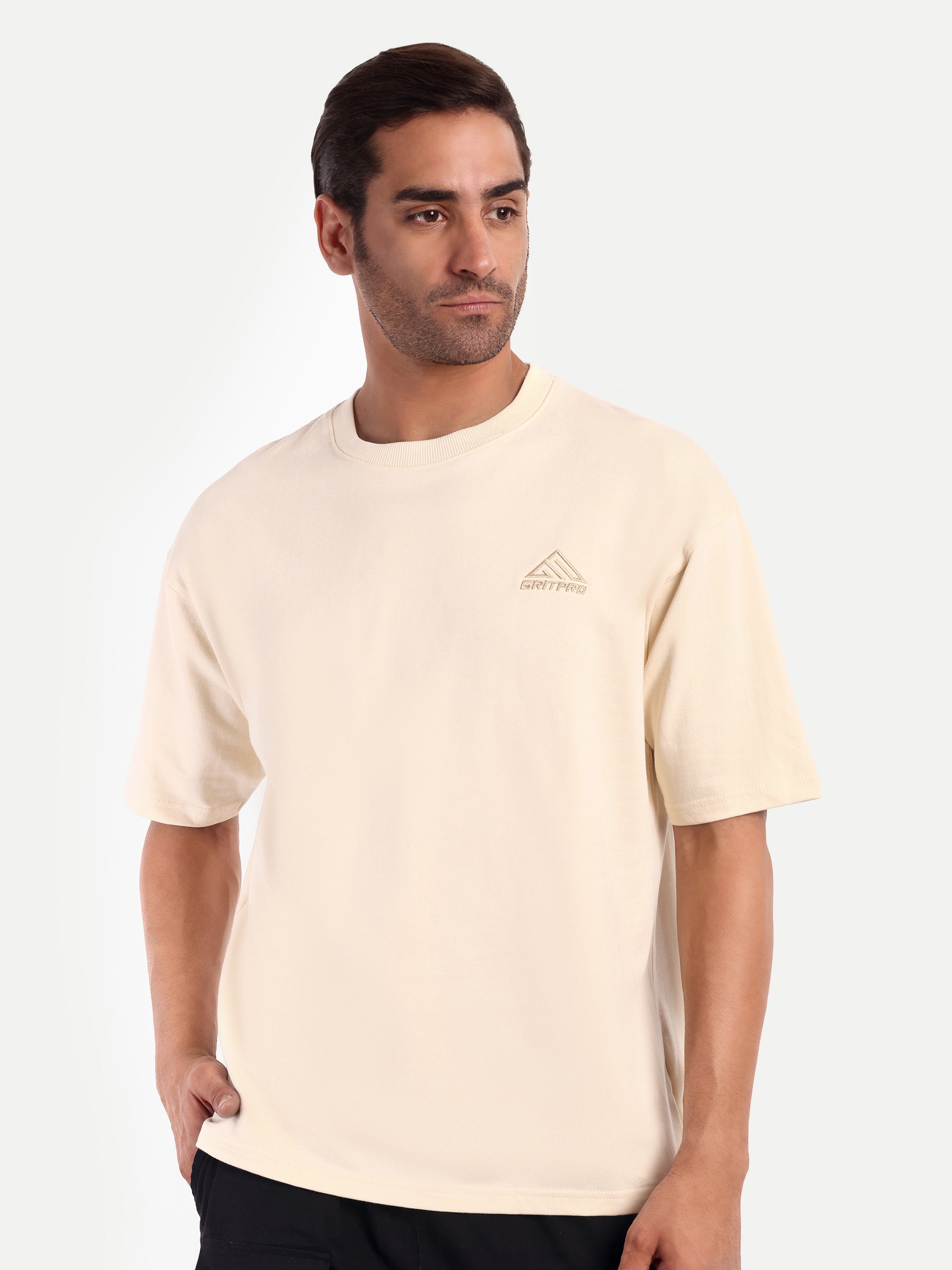 BEIGE OVERSIZED T-SHIRT