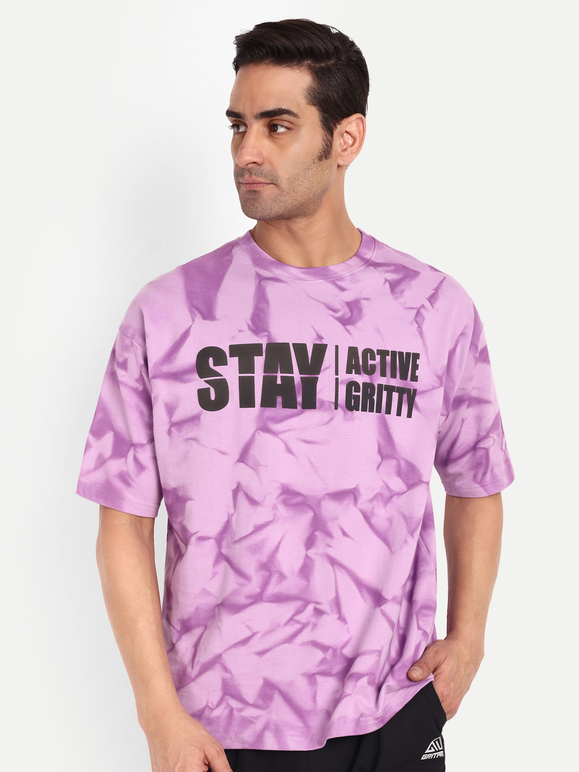 ABSTRACT CRUSH OVERSIZED TSHIRT