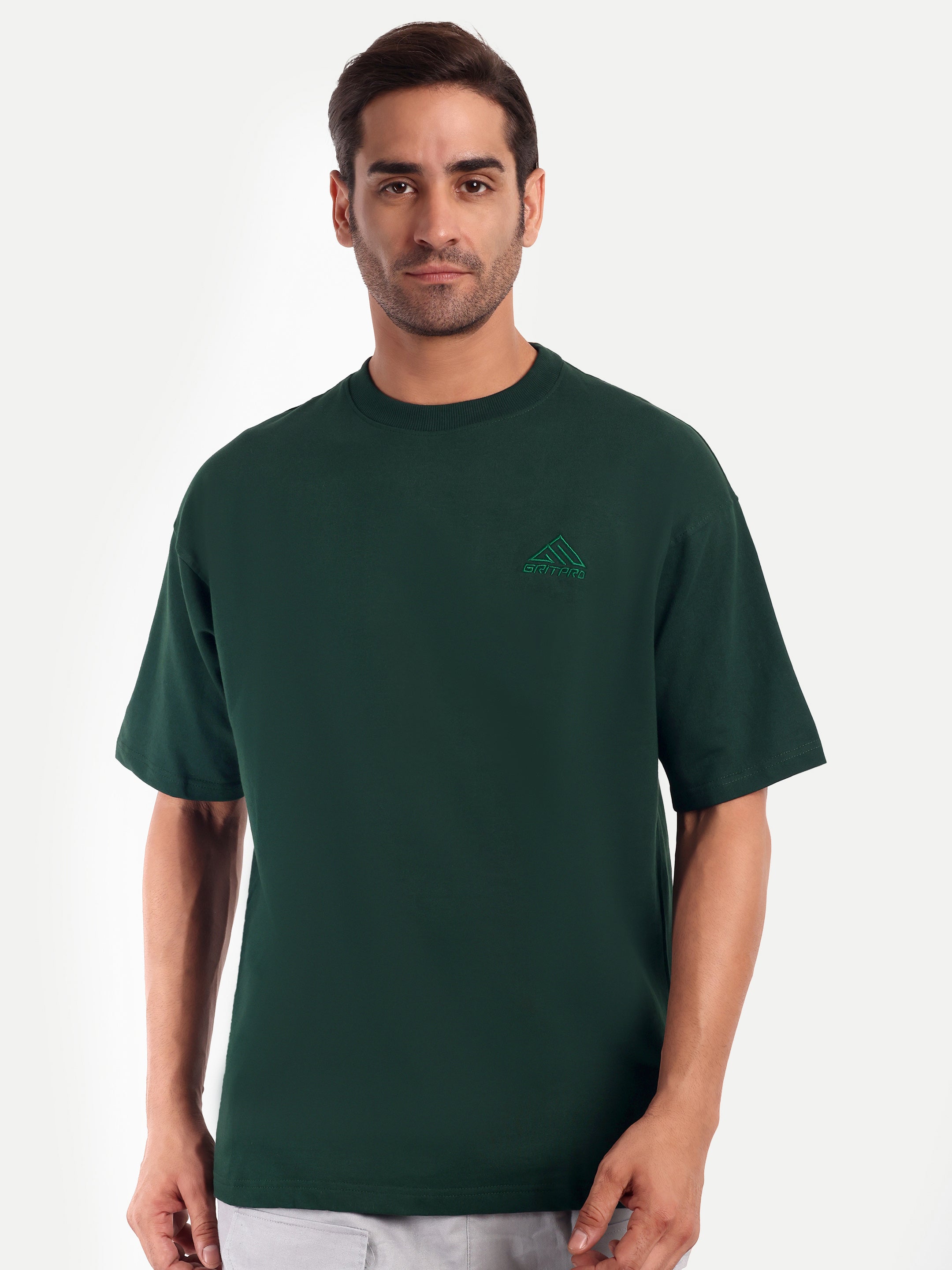 GREEN OVERSIZED T-SHIRT