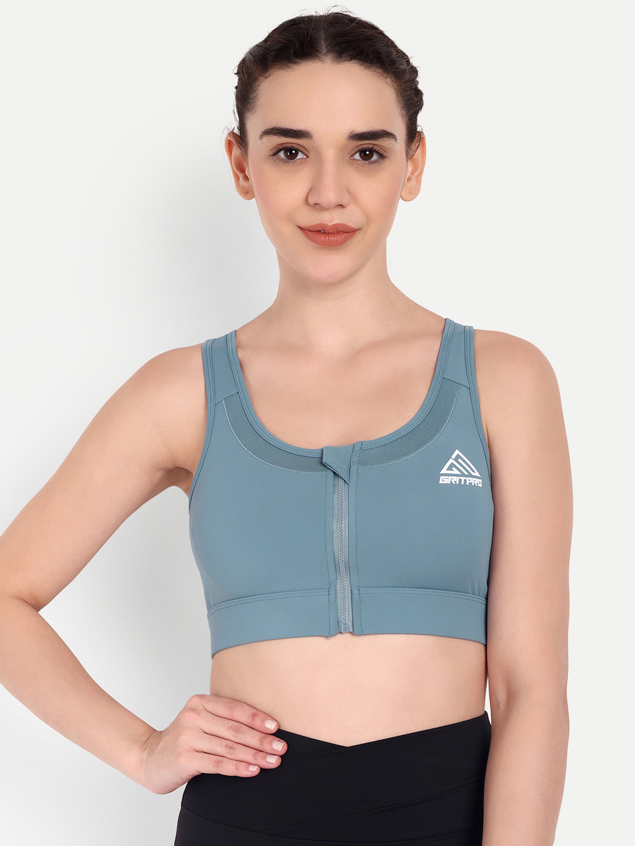 AERO ZIP SPORTS BRA