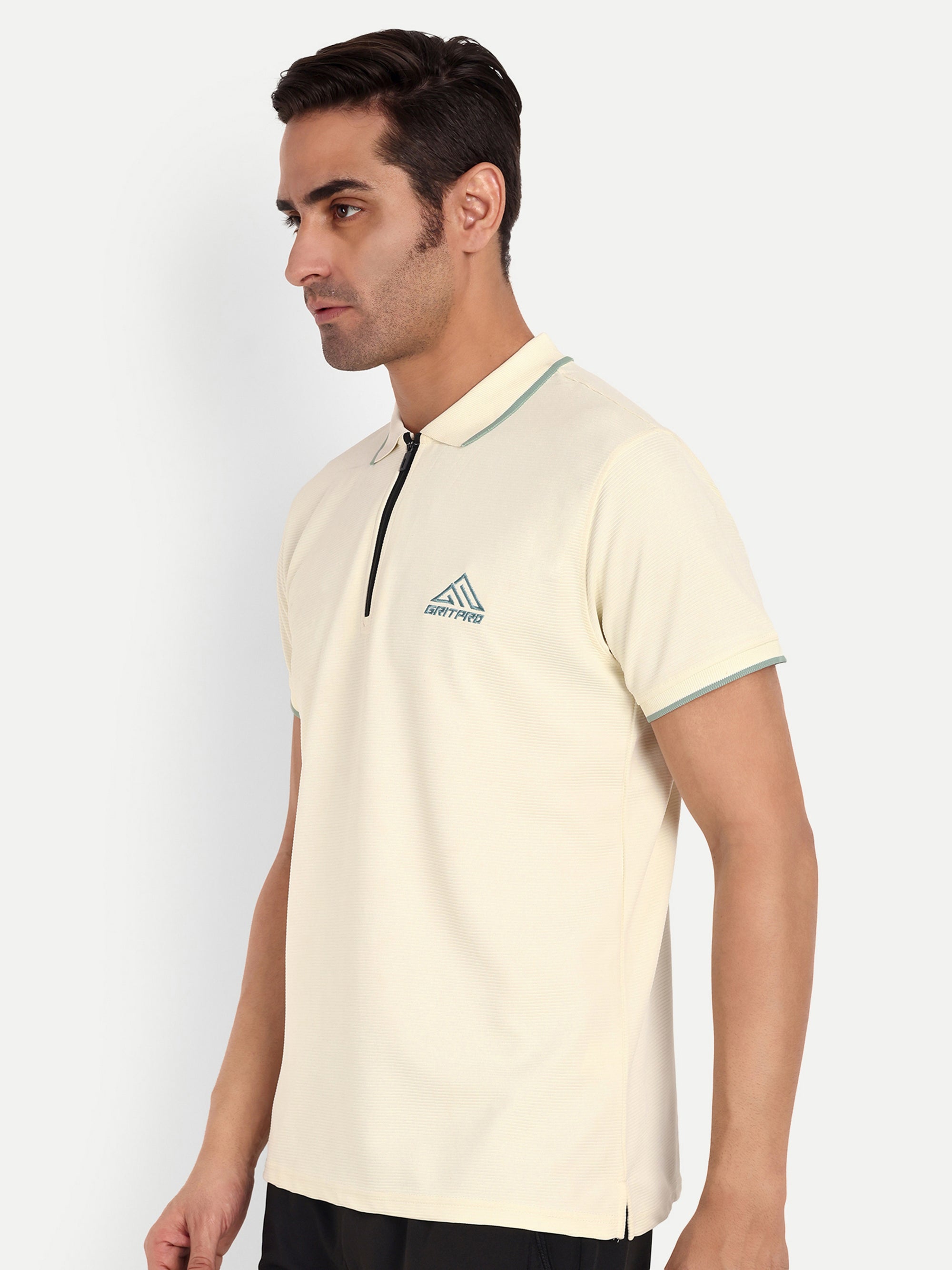 IMPACT ZIPPER POLO TSHIRT