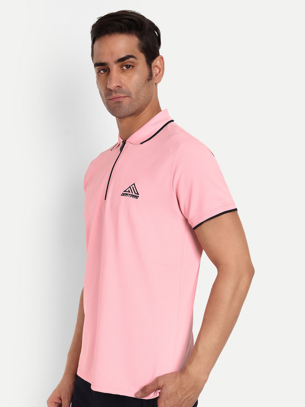IMPACT ZIPPER POLO TSHIRT