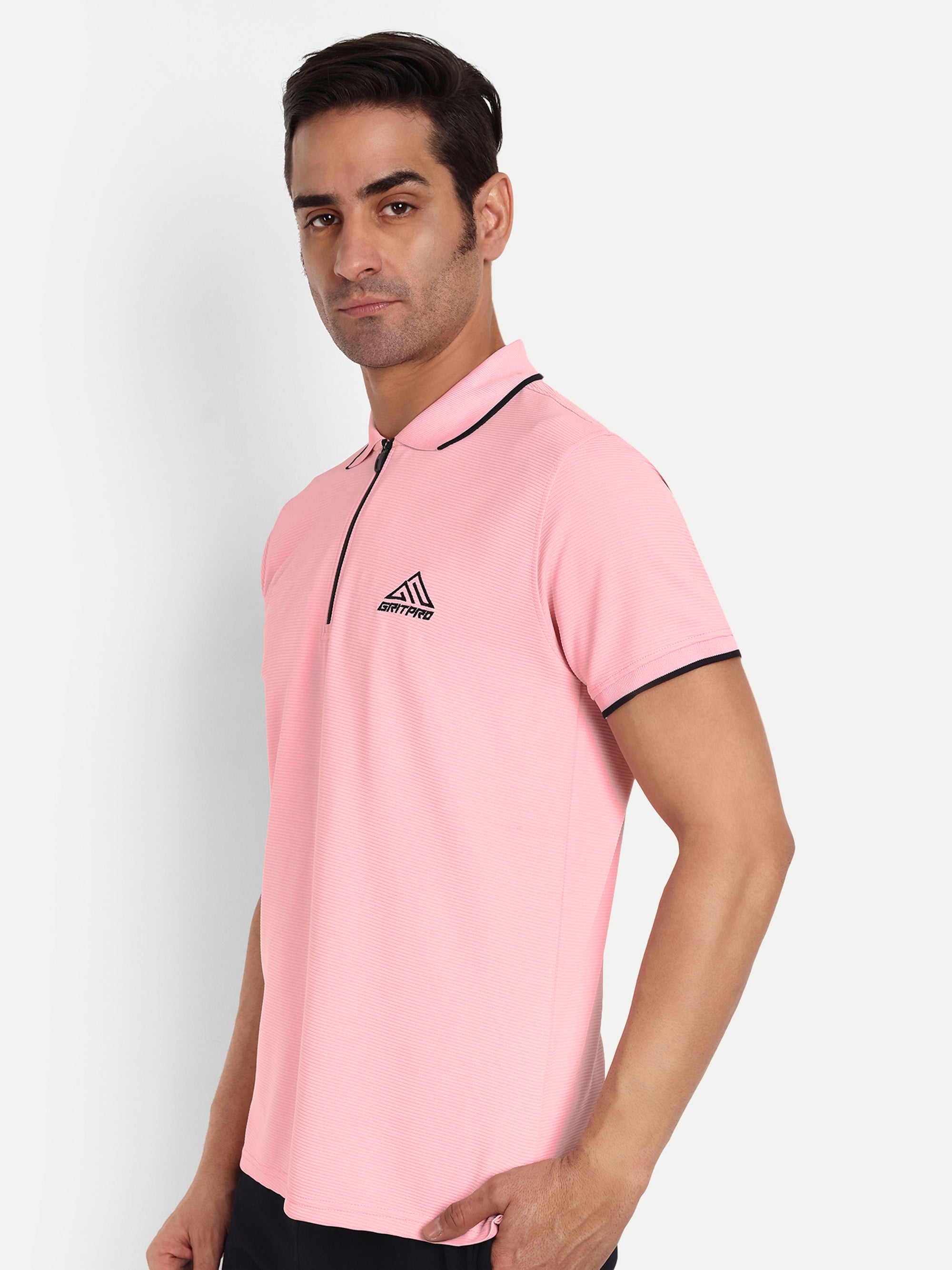 IMPACT ZIPPER POLO TSHIRT