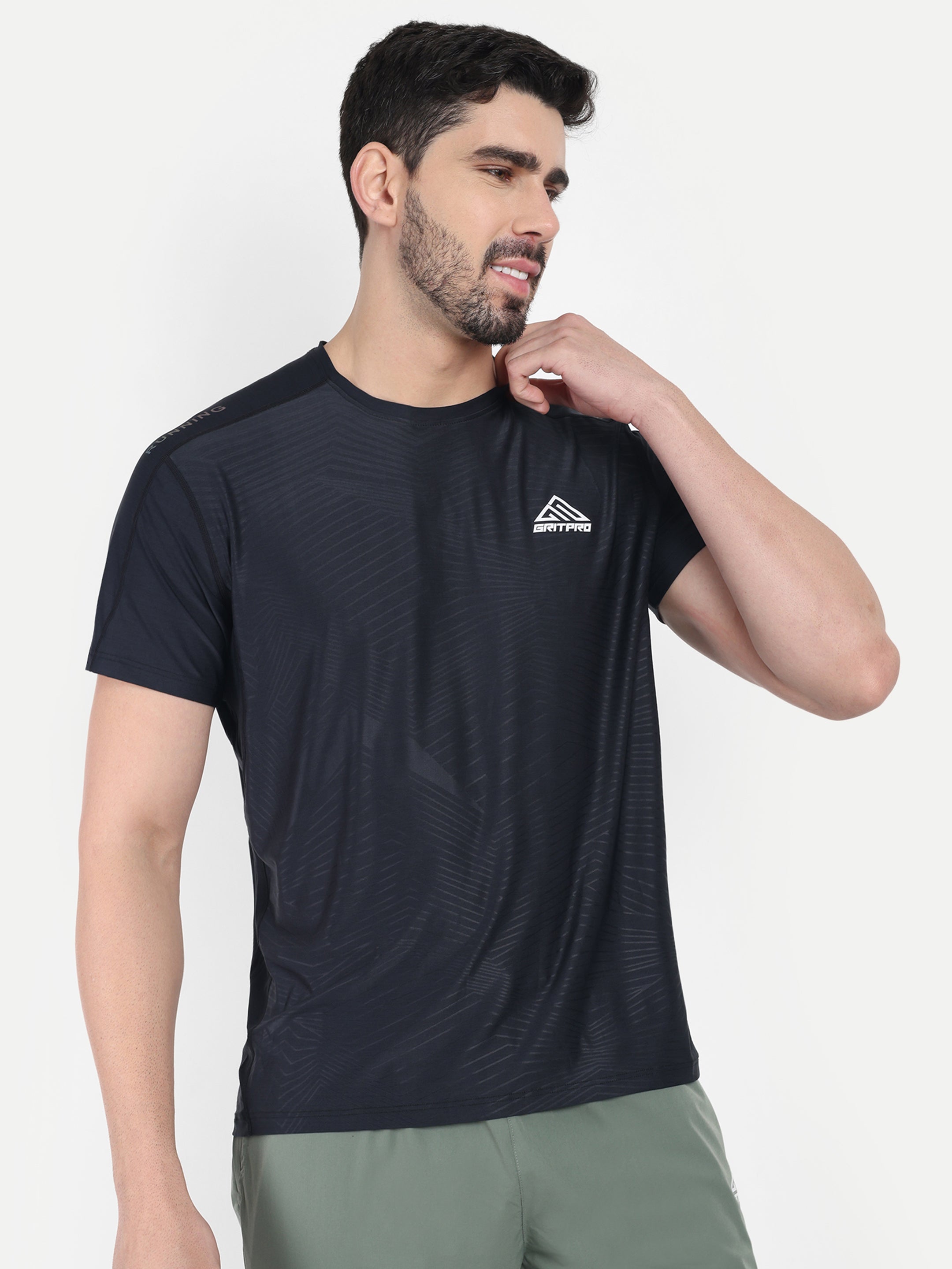 RUNNING TEXTURED T-SHIRT