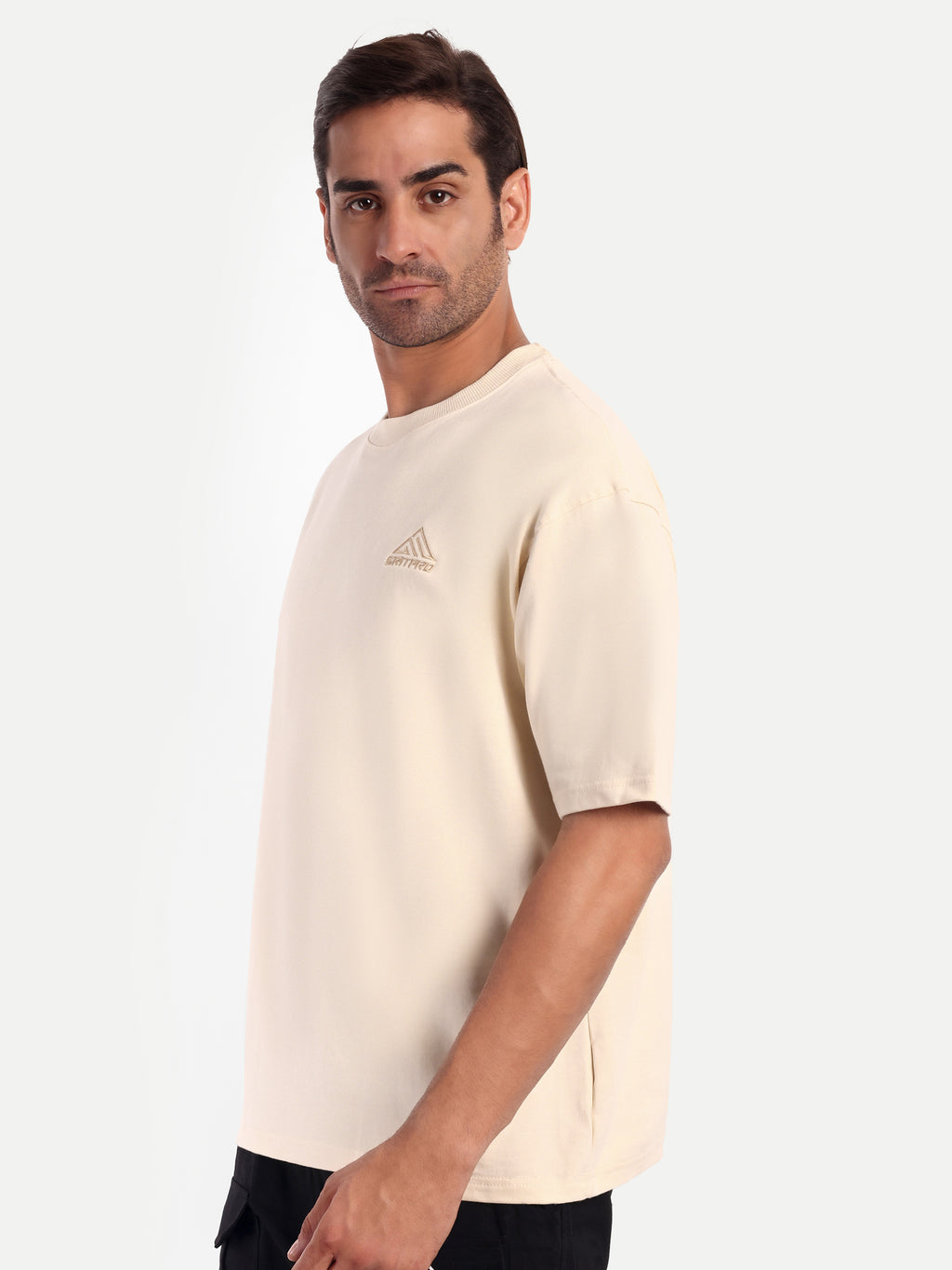 BEIGE OVERSIZED T-SHIRT
