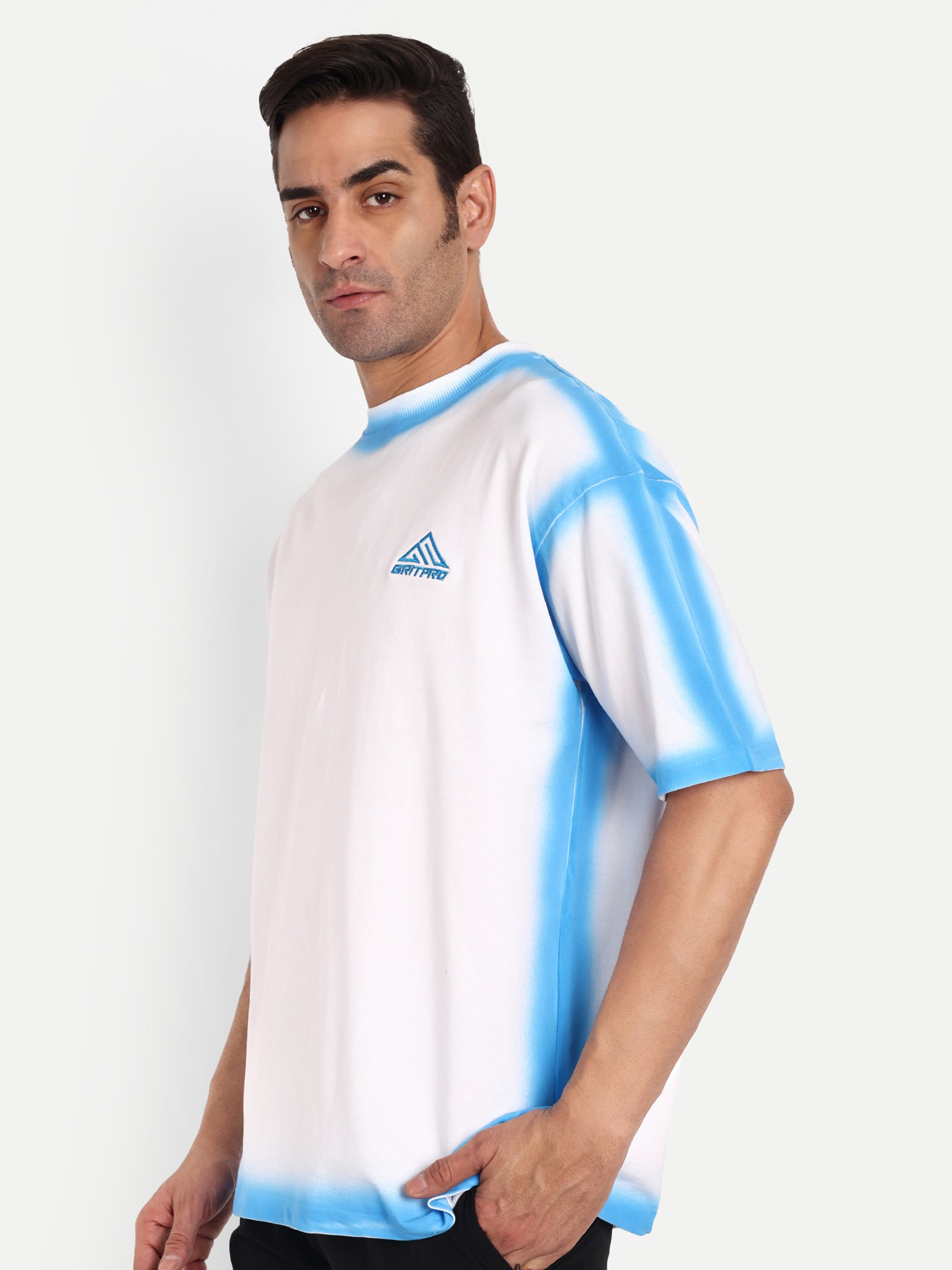 GRADIENT EDGE OVERSIZED T-SHIRT