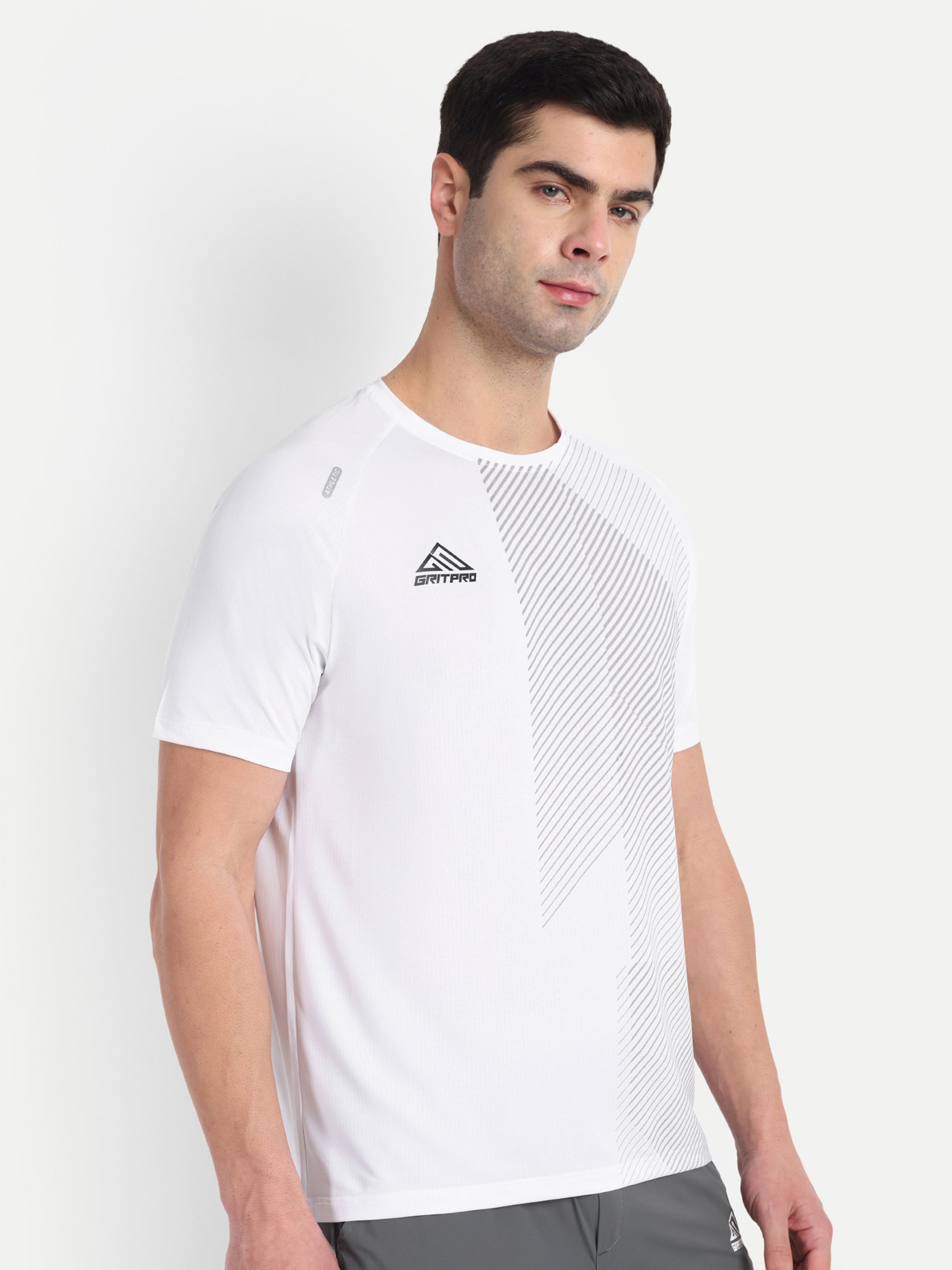 ATHLETIC TEXTURED T-SHIRT