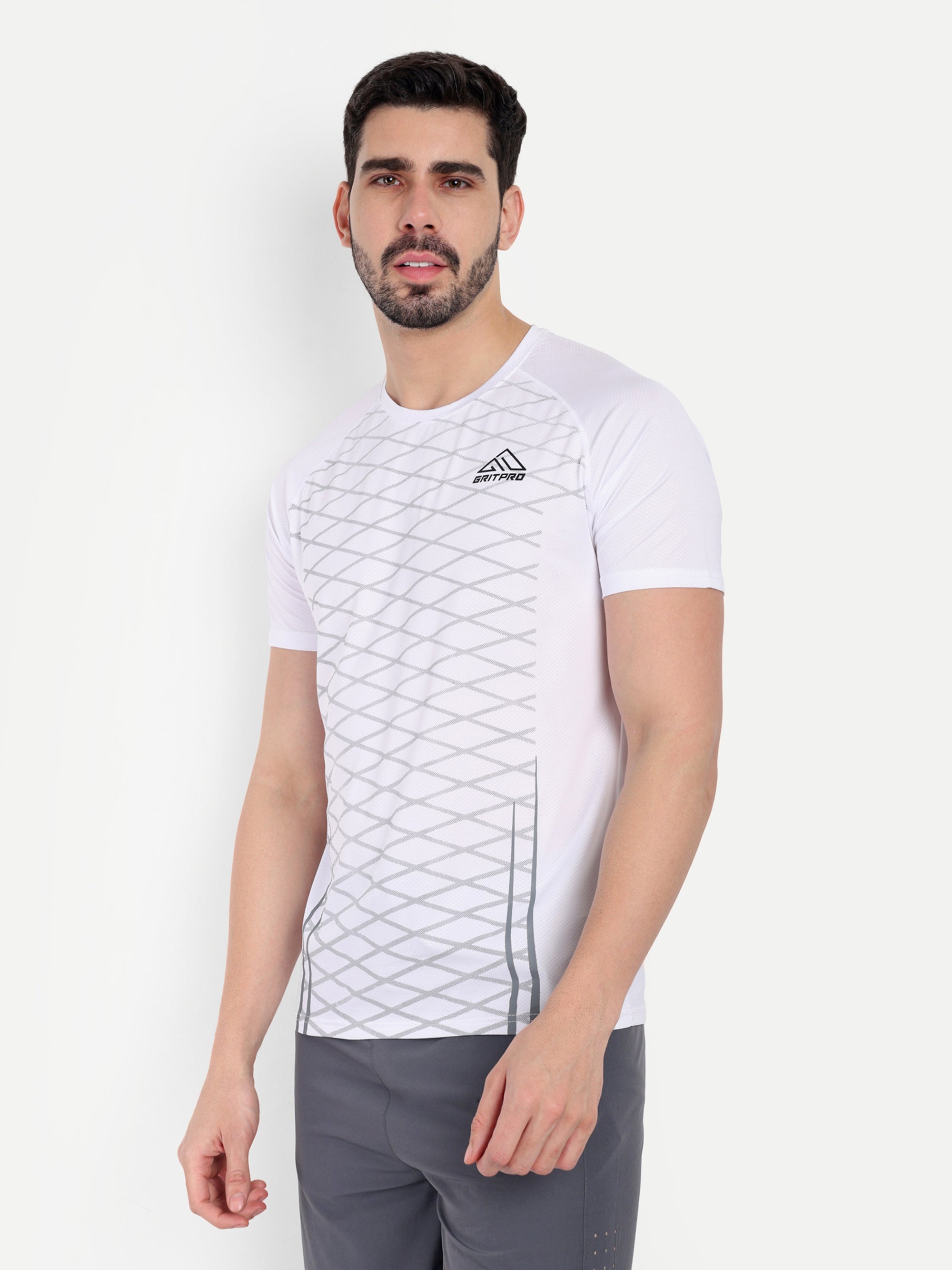 SOLID TEXTURED T-SHIRT