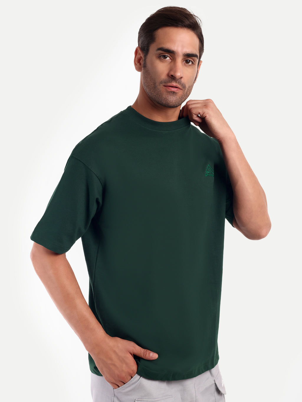 GREEN OVERSIZED T-SHIRT