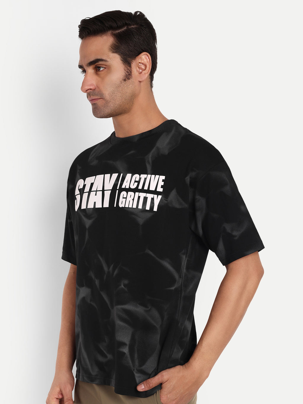 ABSTRACT CRUSH OVERSIZED TSHIRT