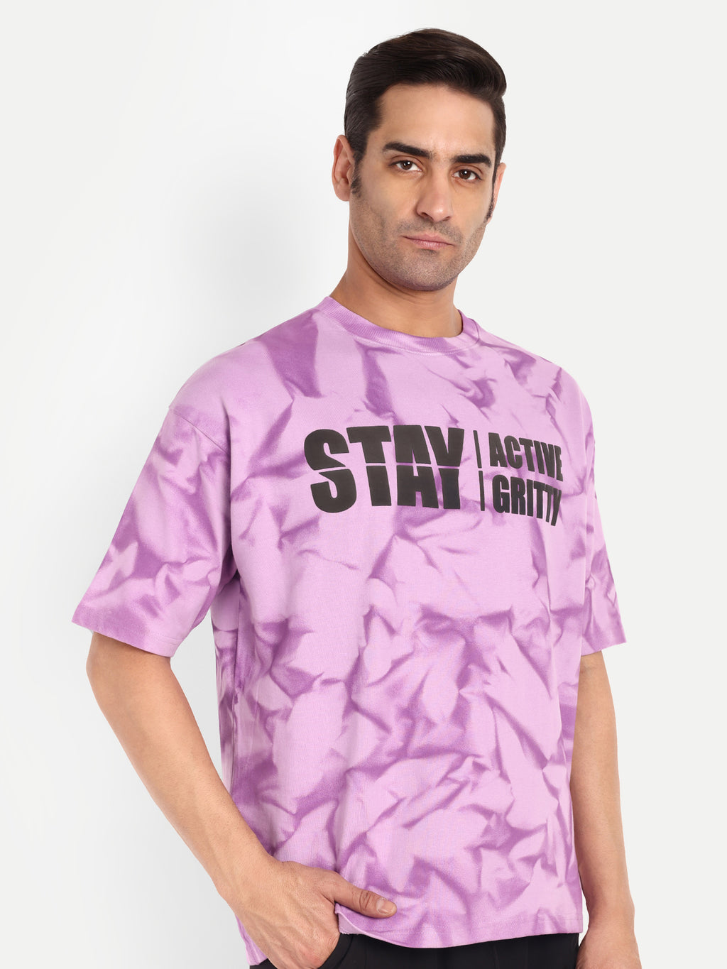 ABSTRACT CRUSH OVERSIZED TSHIRT
