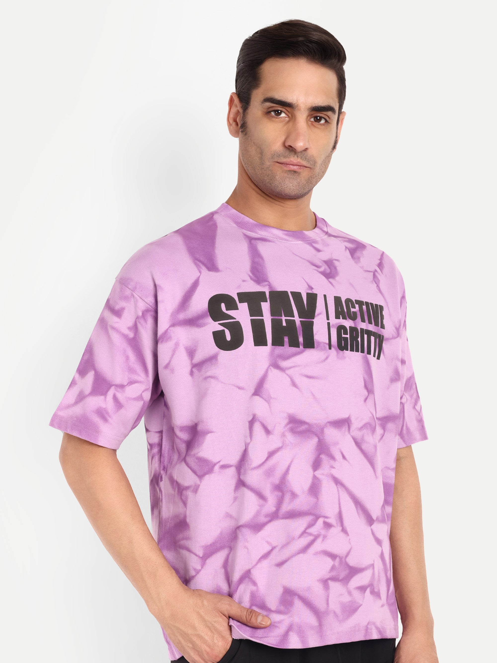 ABSTRACT CRUSH OVERSIZED TSHIRT
